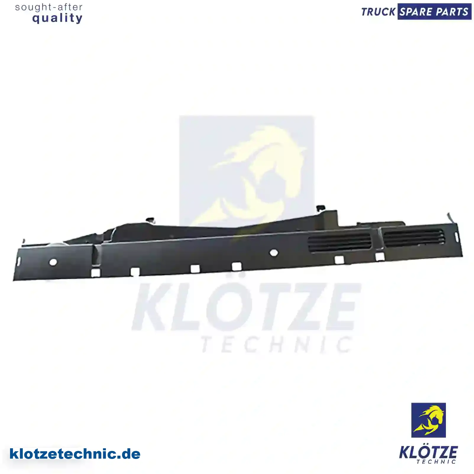 Cover, air inlet, 8189130, 8189295, 8191316 || Klötze Technic