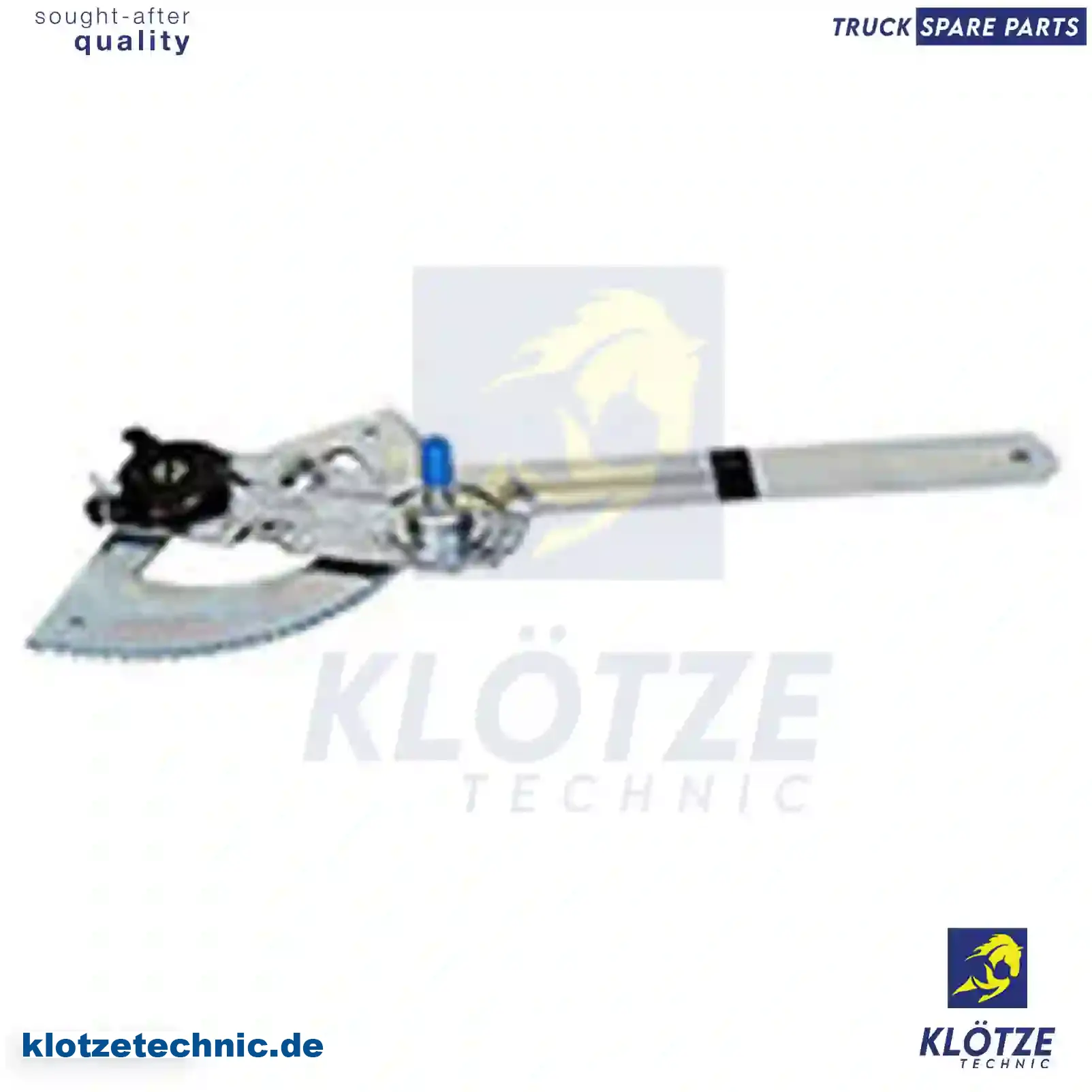 Window regulator, left, 3717250002, 38172 || Klötze Technic