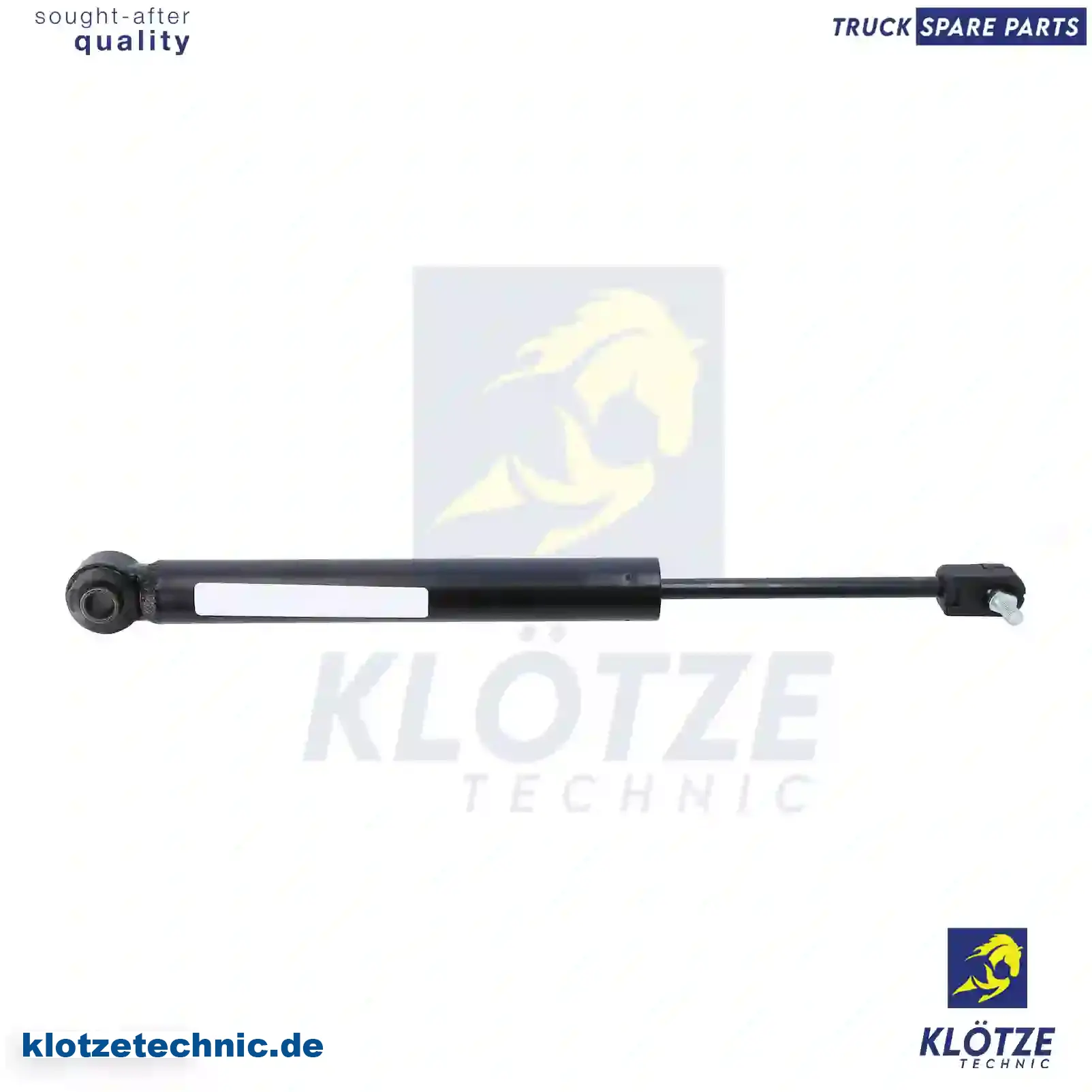 Gas spring, engine noise insulation, 1323677, 378584, ZG60862-0008 || Klötze Technic