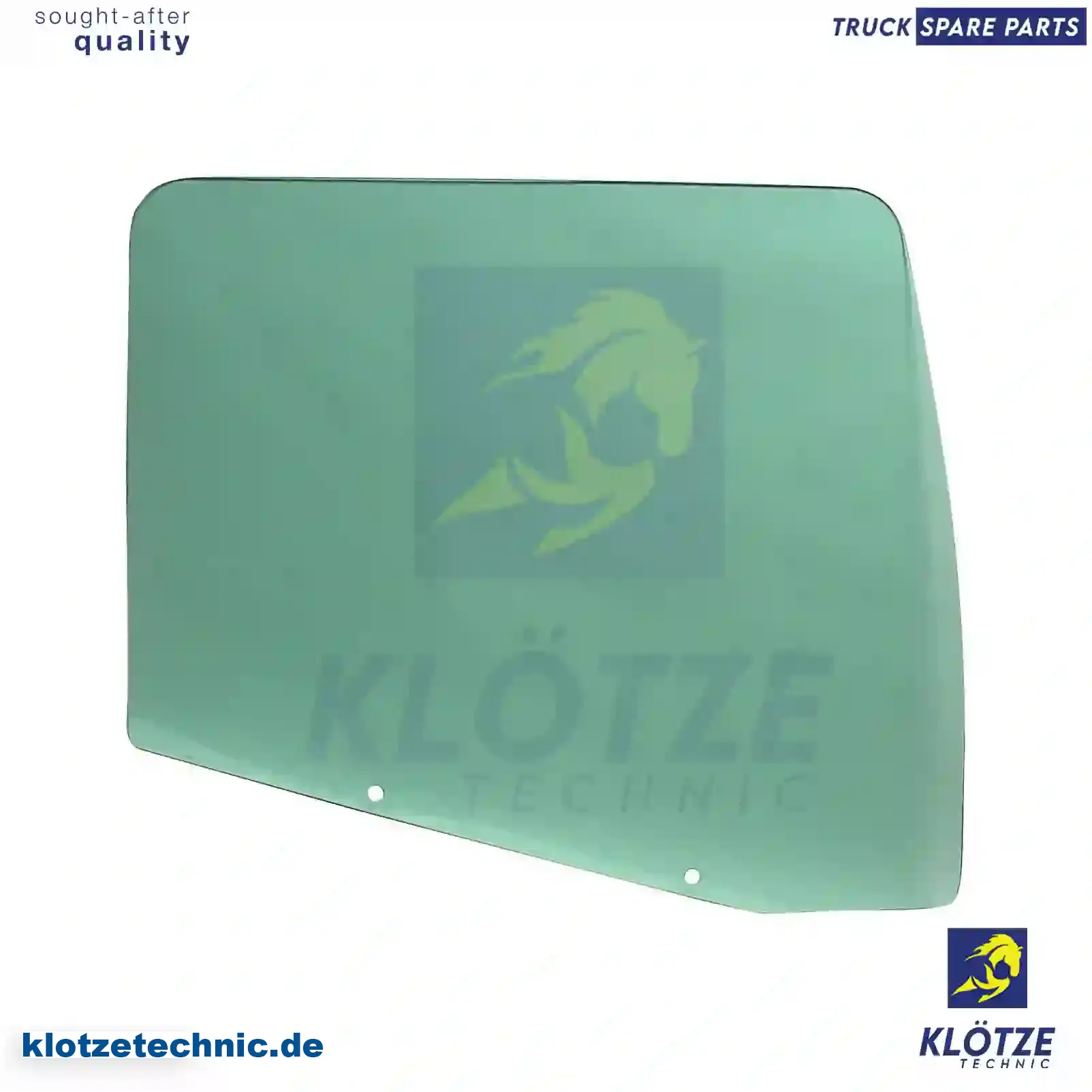 Door glass, right, single package, 81626450020, 81626450028, 81626450032, 81626450040 || Klötze Technic