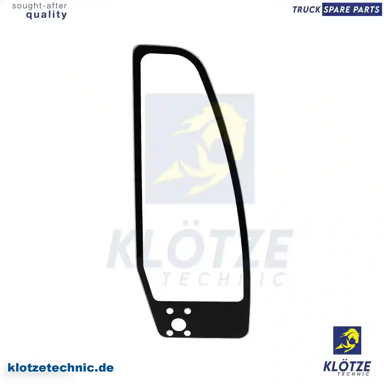 Door glass, right, single package, 85626500004, 8562 || Klötze Technic