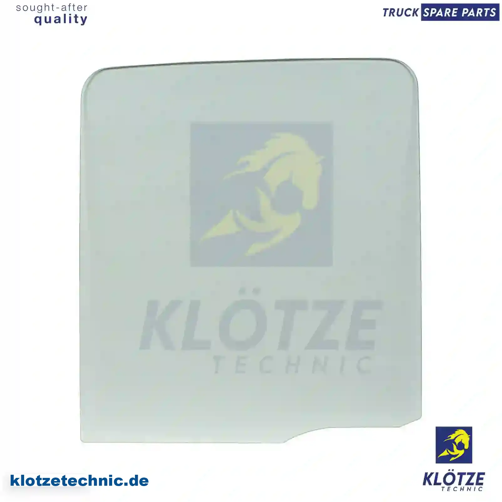 Door glass, left, single package, 85626500013 || Klötze Technic