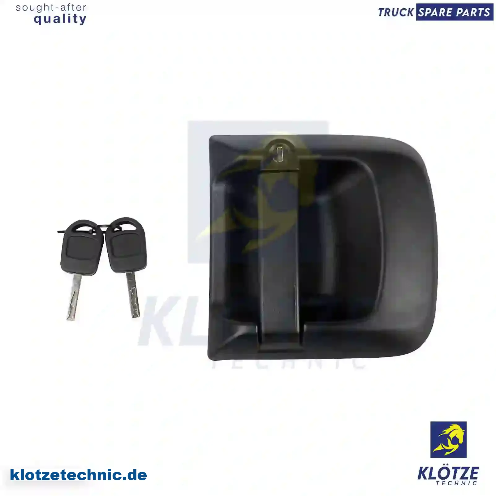 Door handle, right, 81626416074, 81626416078, 81626416080, 2V5837206, ZG60593-0008 || Klötze Technic