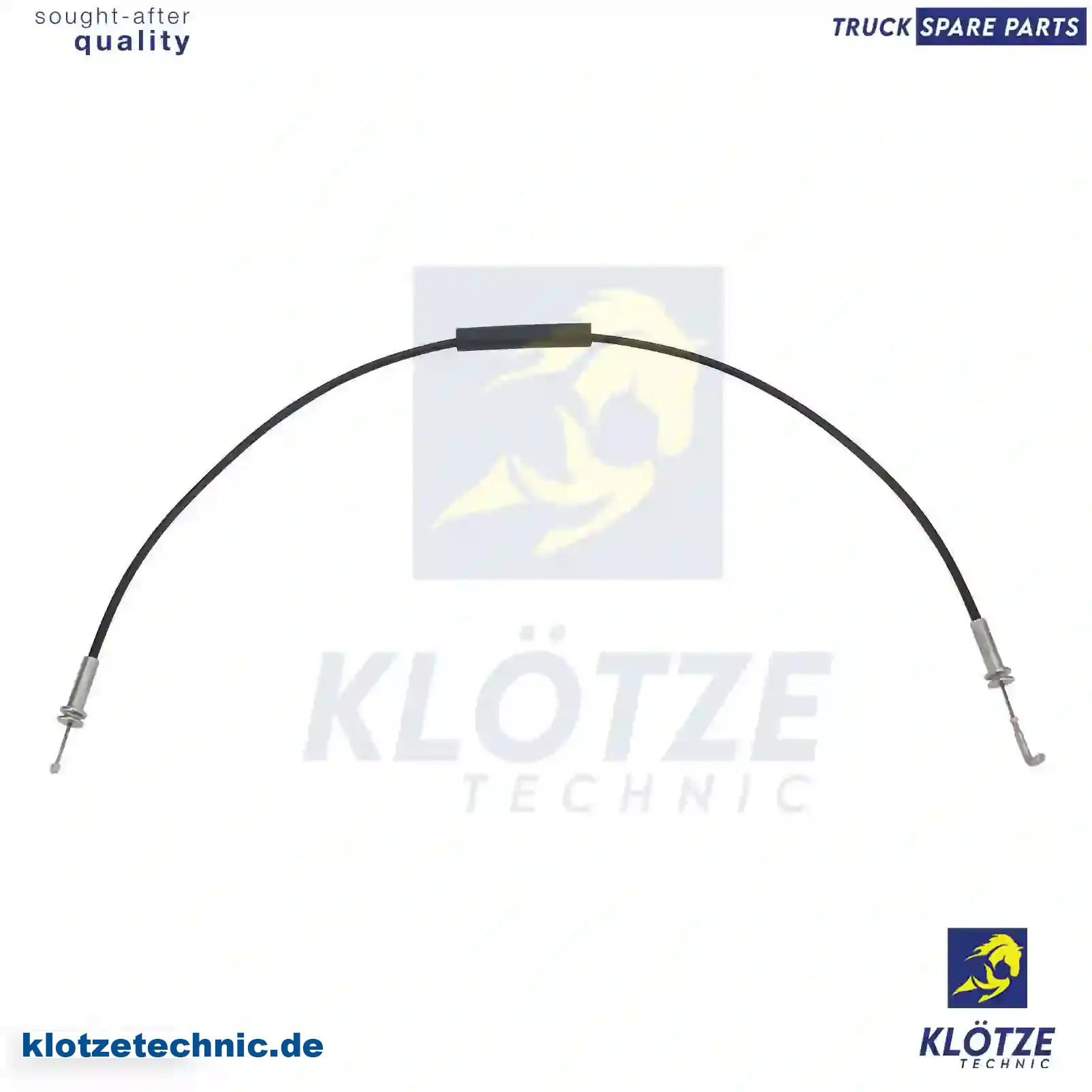 Bowden cable, door lock, 81626800108, 8162 || Klötze Technic