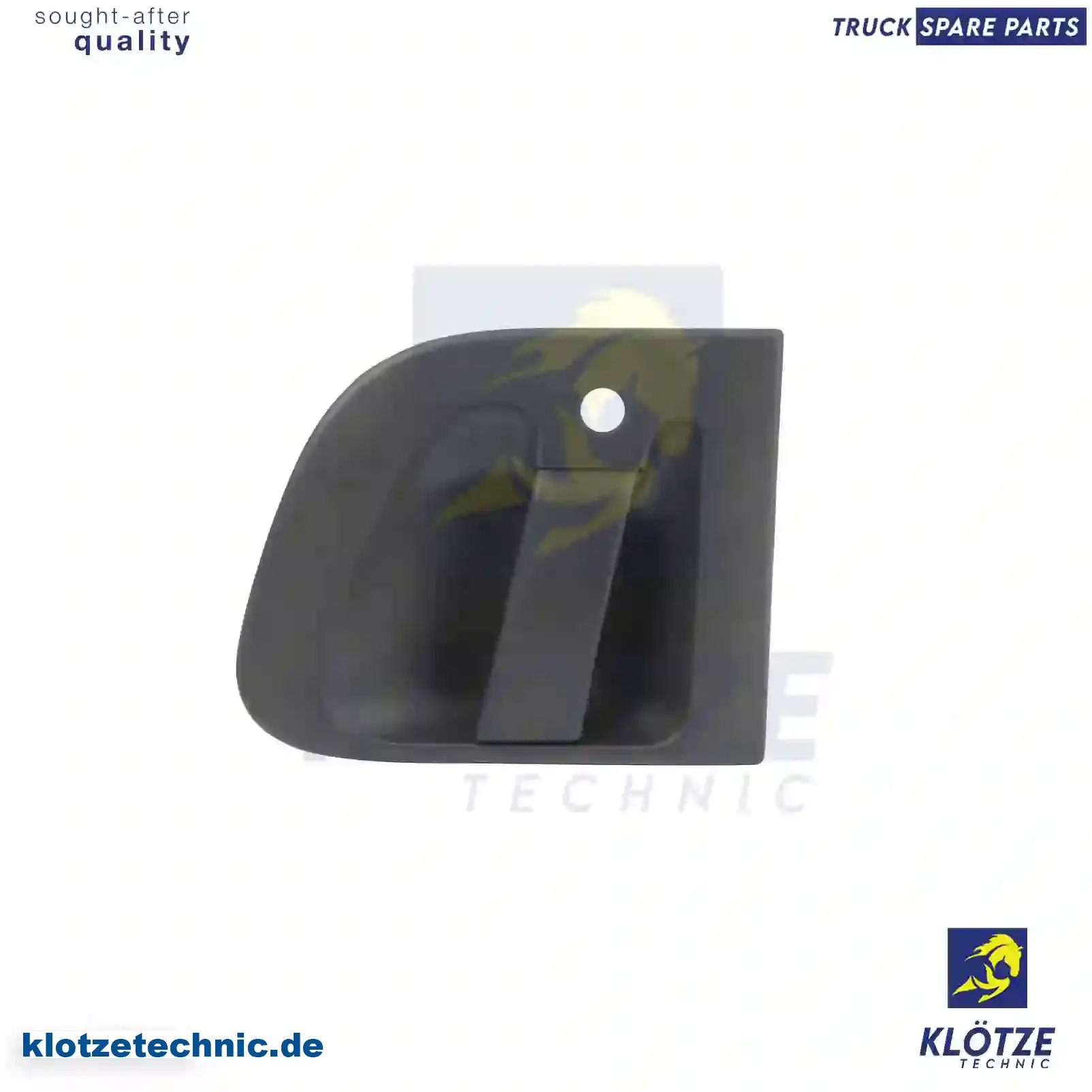 Door handle, left, 1400769, 1407256, 1407256S, 5001858129, 24426873, ZG60577-0008 || Klötze Technic