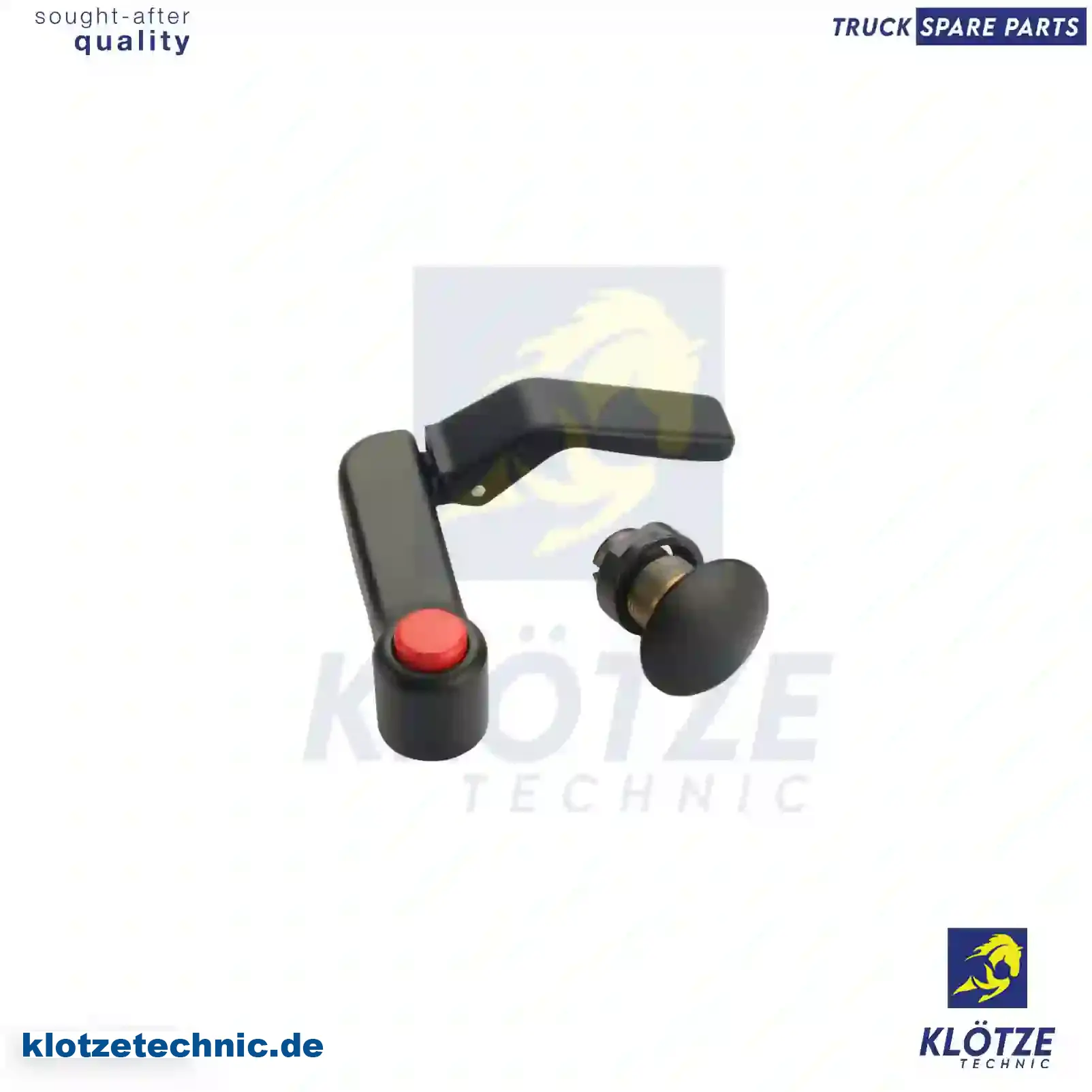 Handle, side window, left, 3817250279 || Klötze Technic