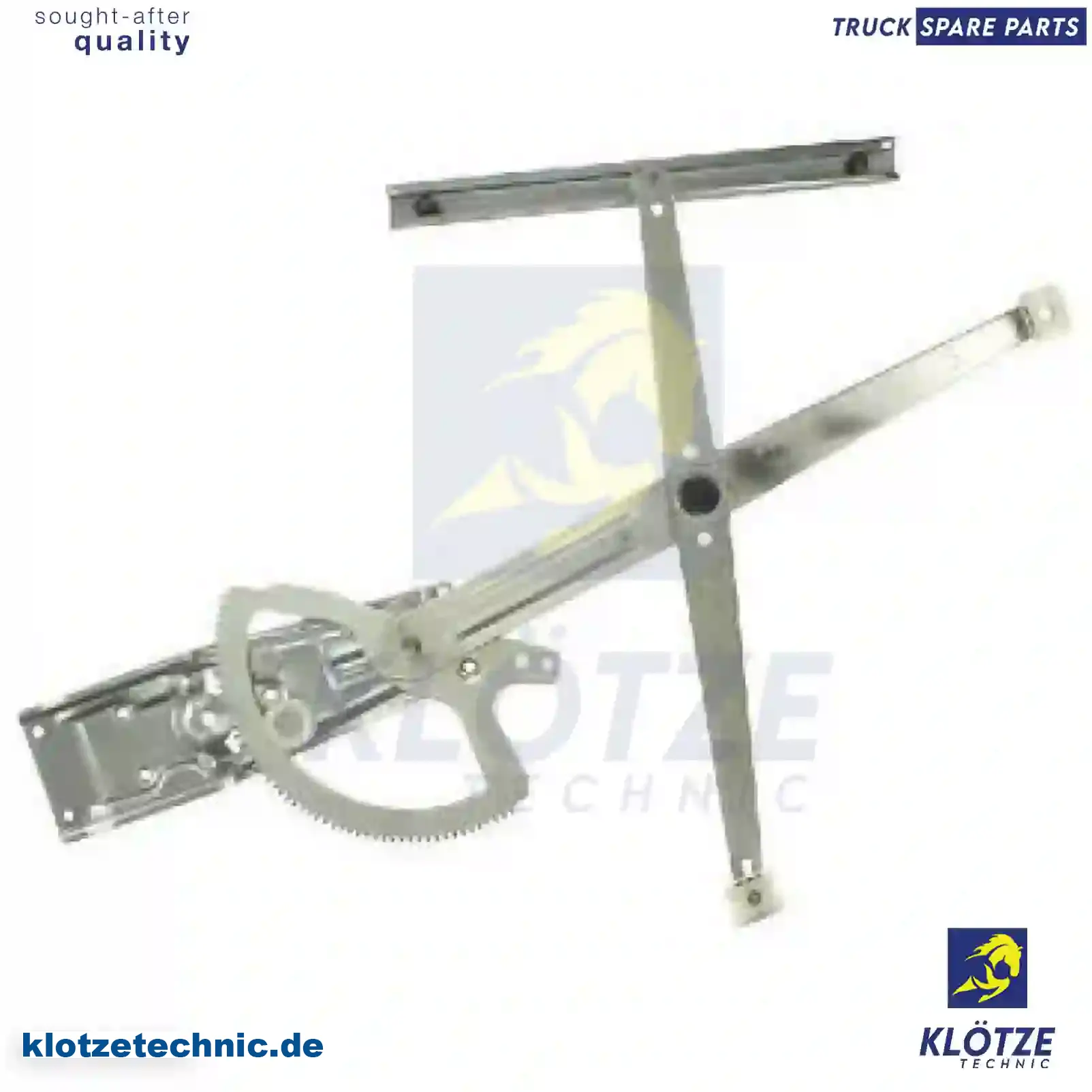 Window regulator, electrical, left, 7250002 || Klötze Technic