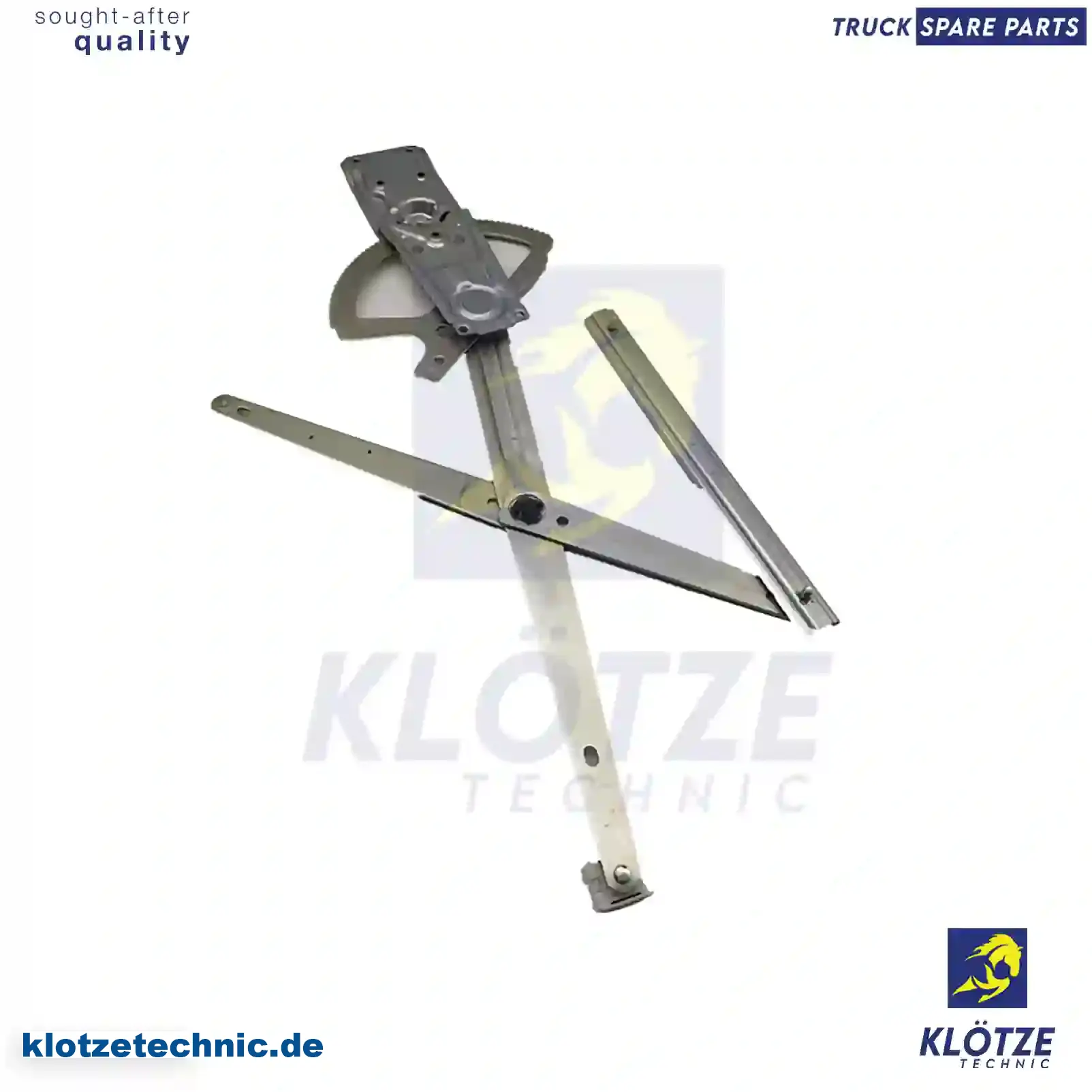 Window regulator, electrical, right, 7250102 || Klötze Technic