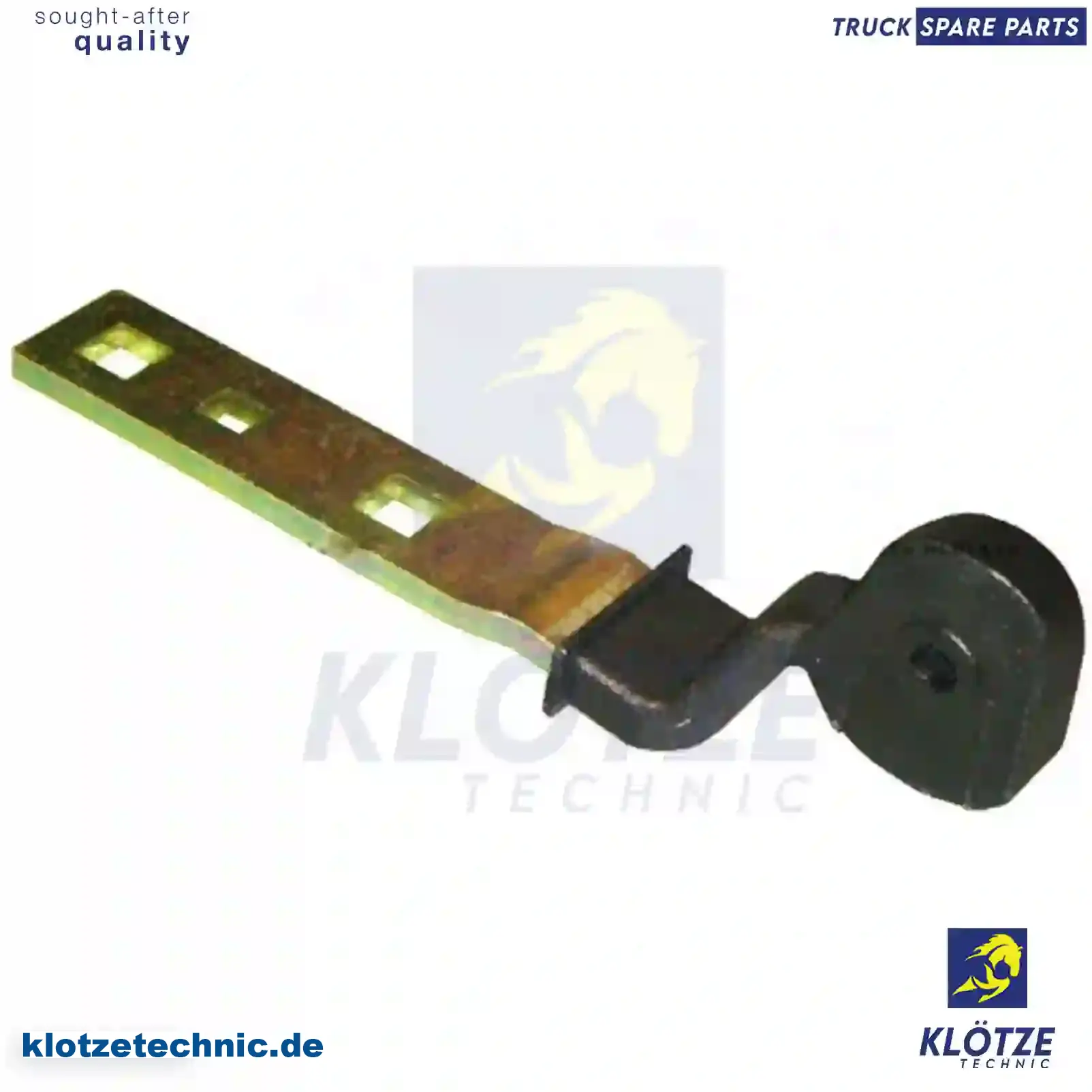 Hinge, front grill, left, 9737500351 || Klötze Technic