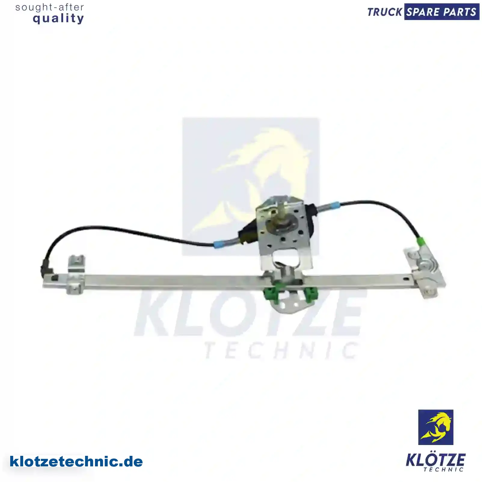 Window regulator, manual, left, 4007200146, 9737200146, ZG61305-0008 || Klötze Technic