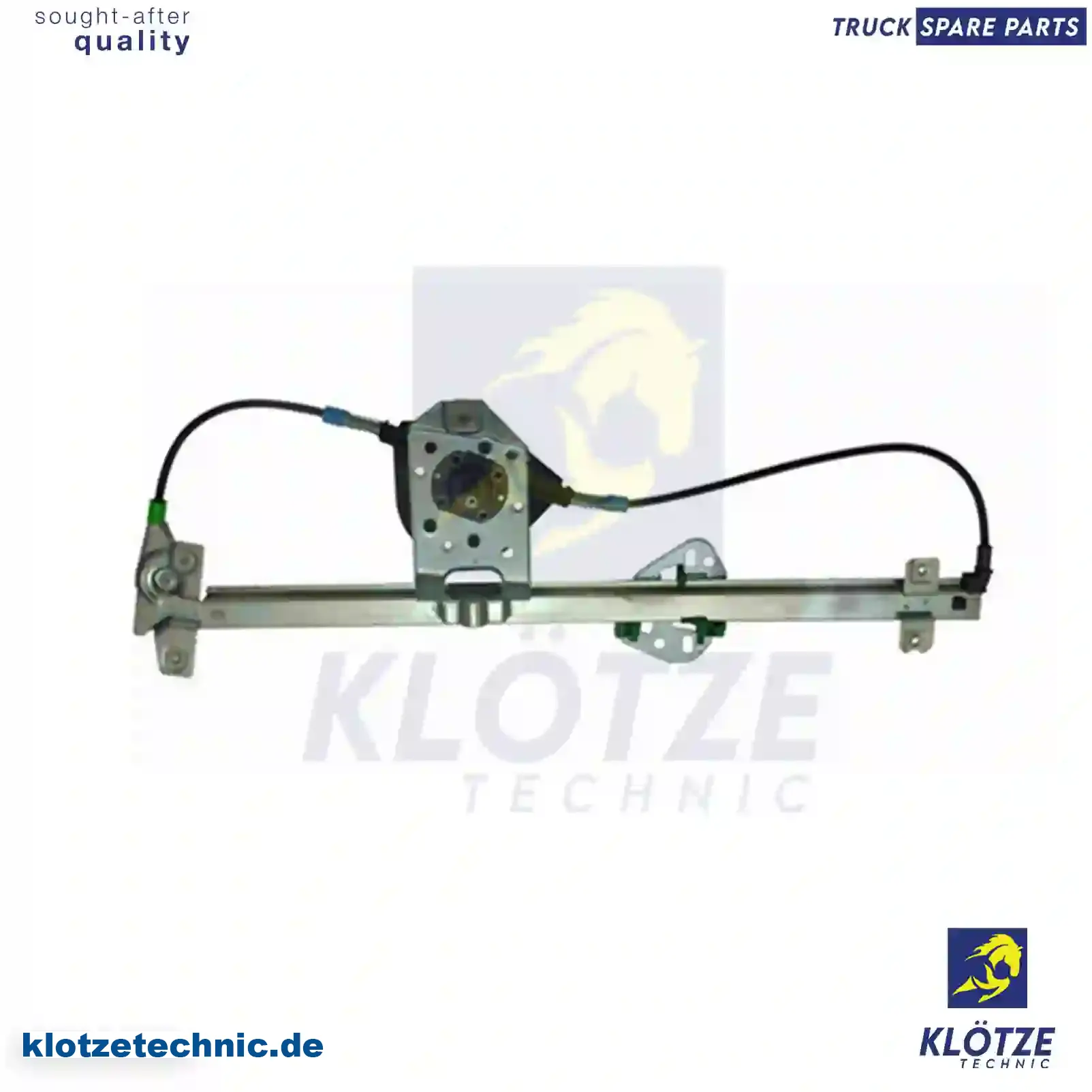 Window regulator, manual, right, 9737200246, ZG61306-0008 || Klötze Technic