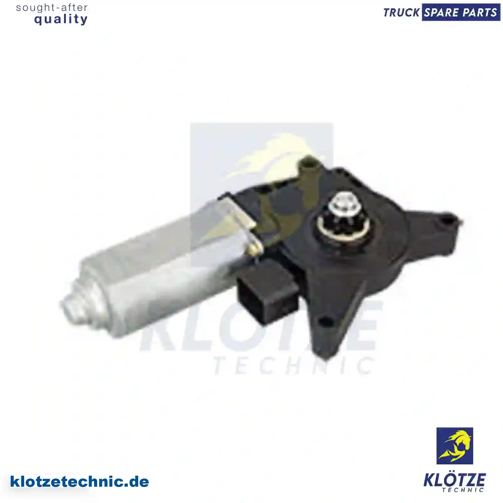 Window lifter motor, left, 0008202608, 0008205108, ZG61277-0008 || Klötze Technic