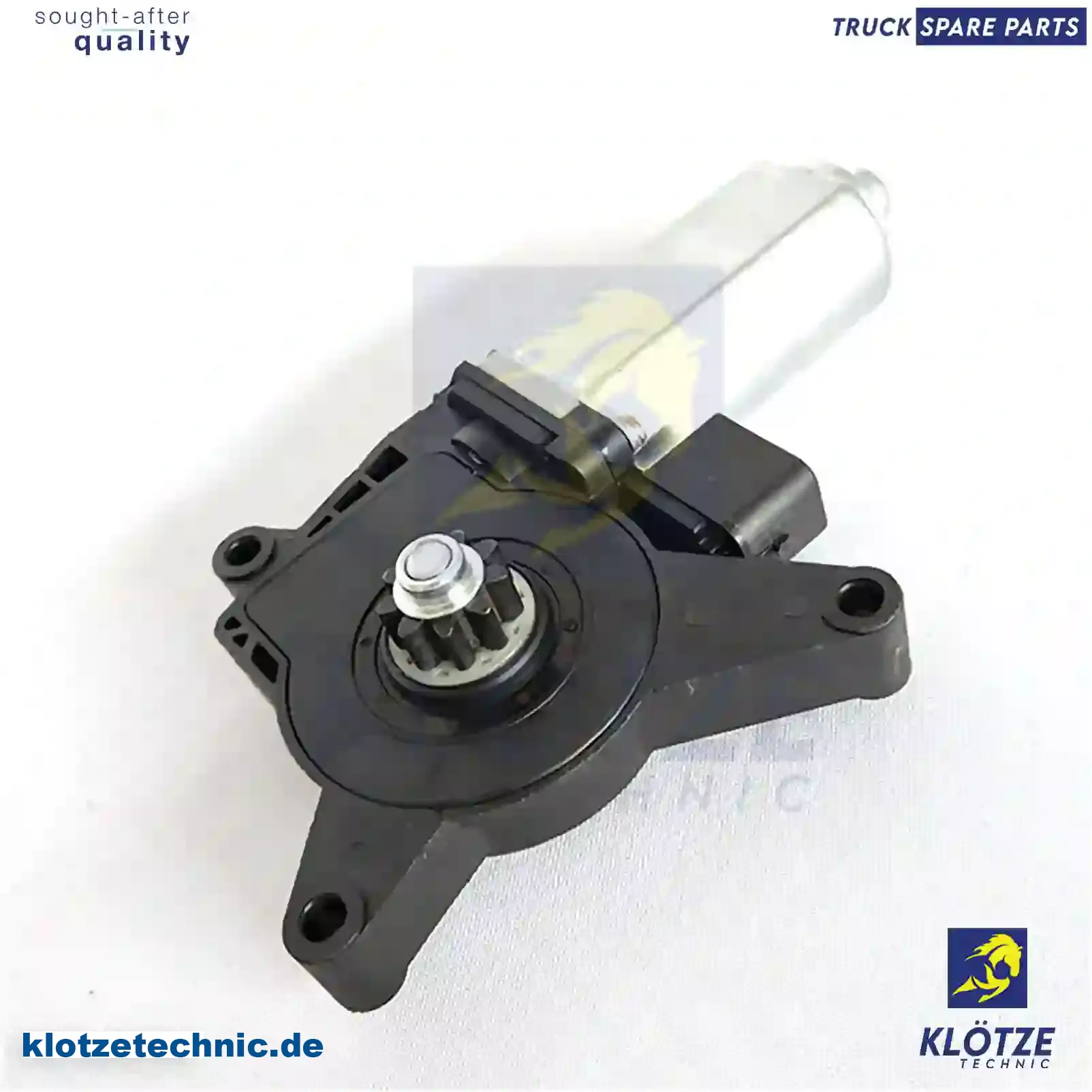 Window lifter motor, right, 0008202708, 0008205208, ZG61282-0008 || Klötze Technic