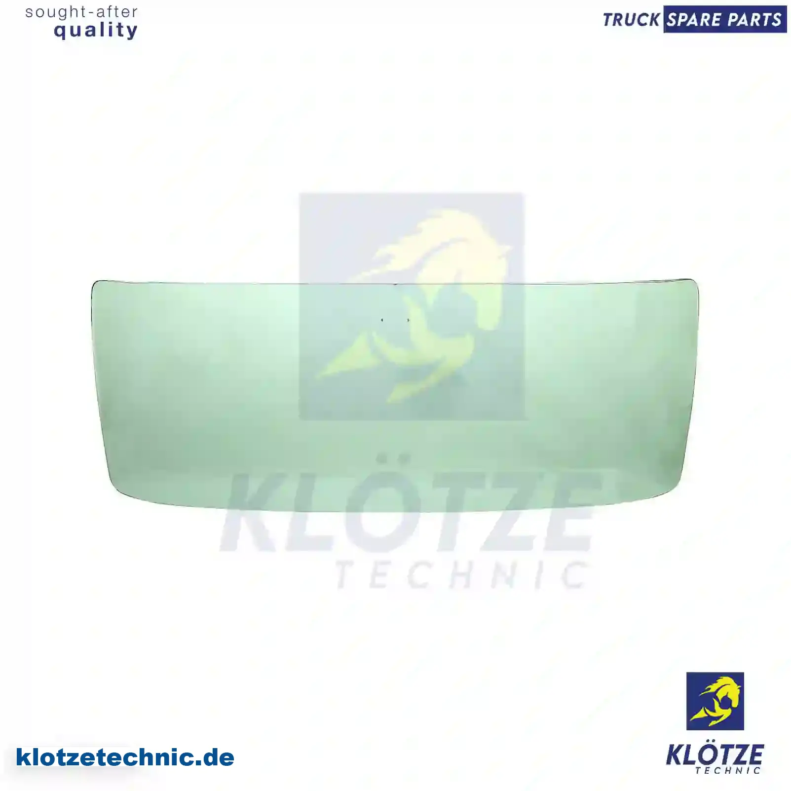 Windshield, tinted green, single package, 9736700801, 97367 || Klötze Technic