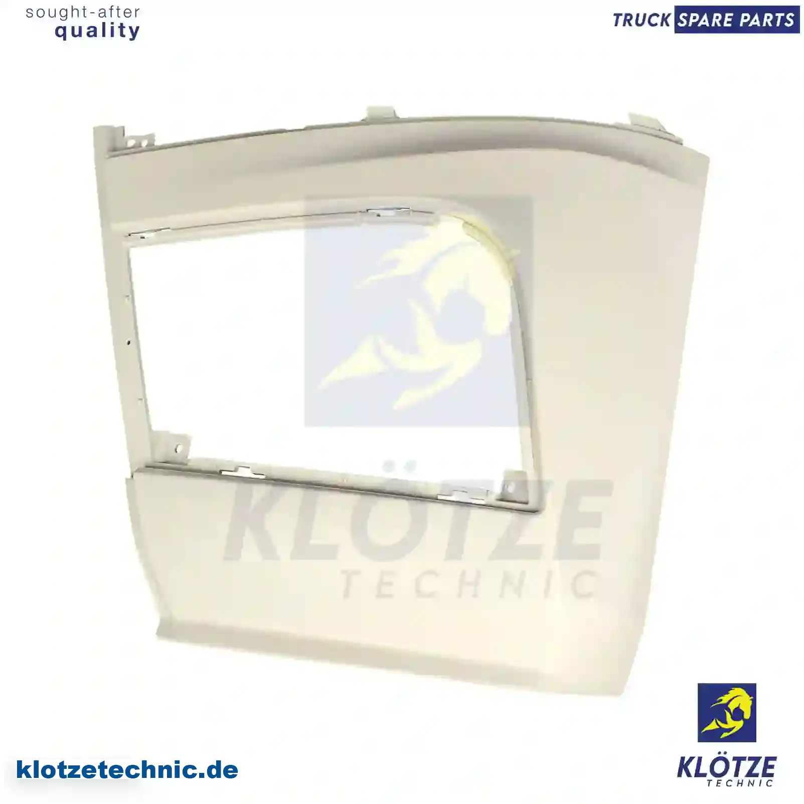 Cover, bumper, left, white, 9608855525 || Klötze Technic