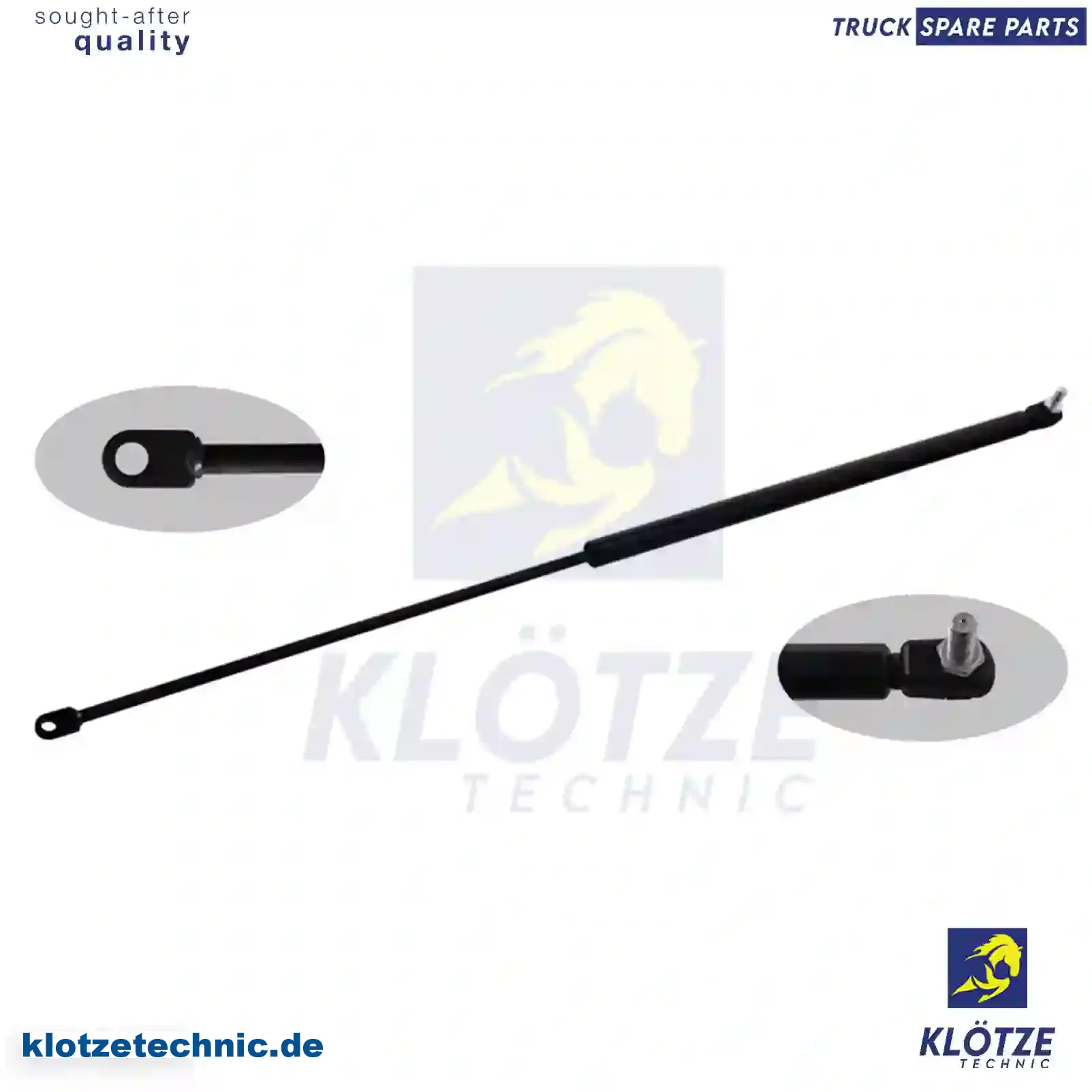 Gas spring, 6297500536, ZG60850-0008, || Klötze Technic