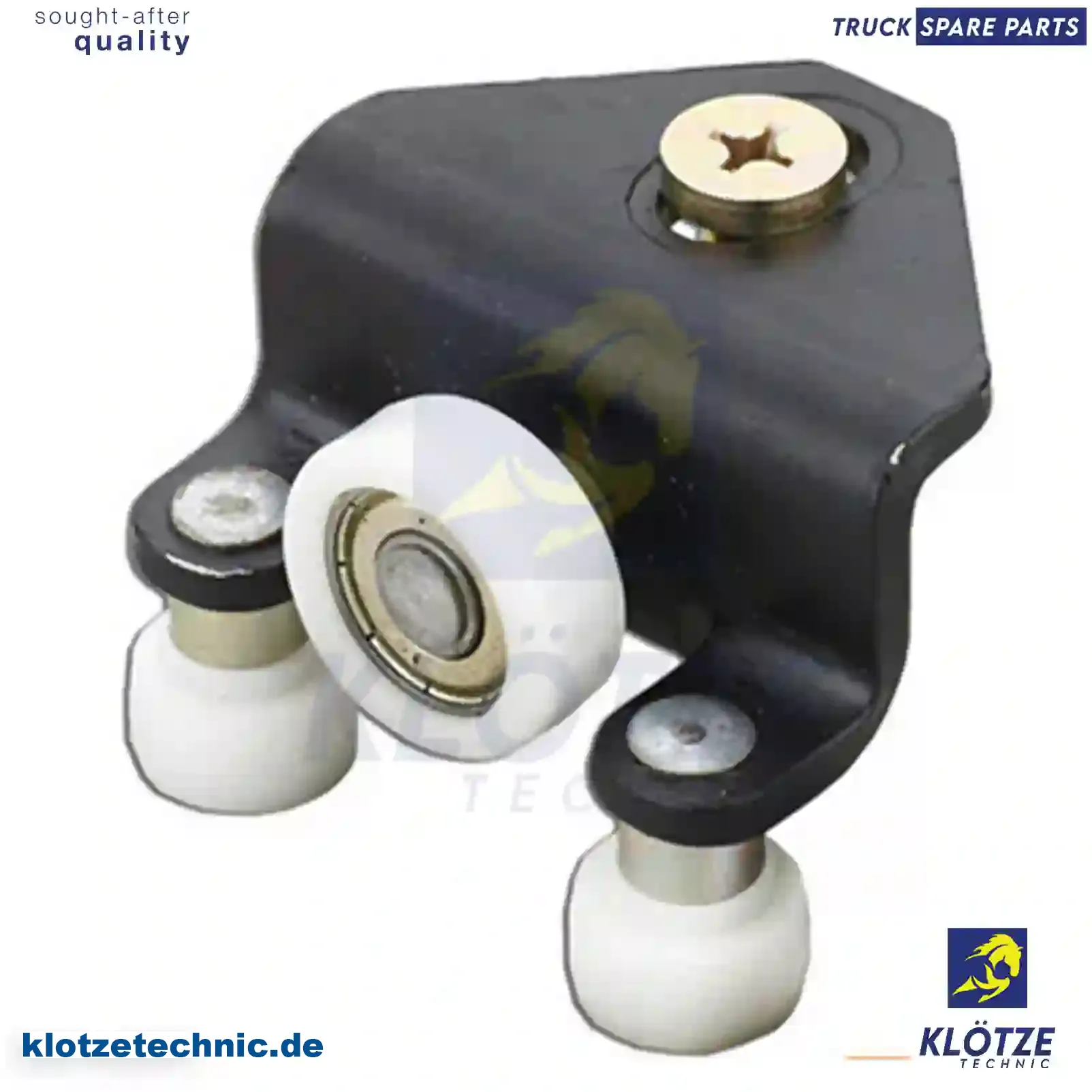 Roller guide, door bracket, 9067600147S, 2E1843436S, ZG61082-0008 || Klötze Technic