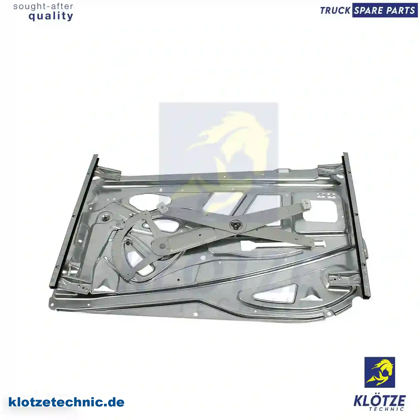 Window regulator, left, with motor, 0007200079S || Klötze Technic