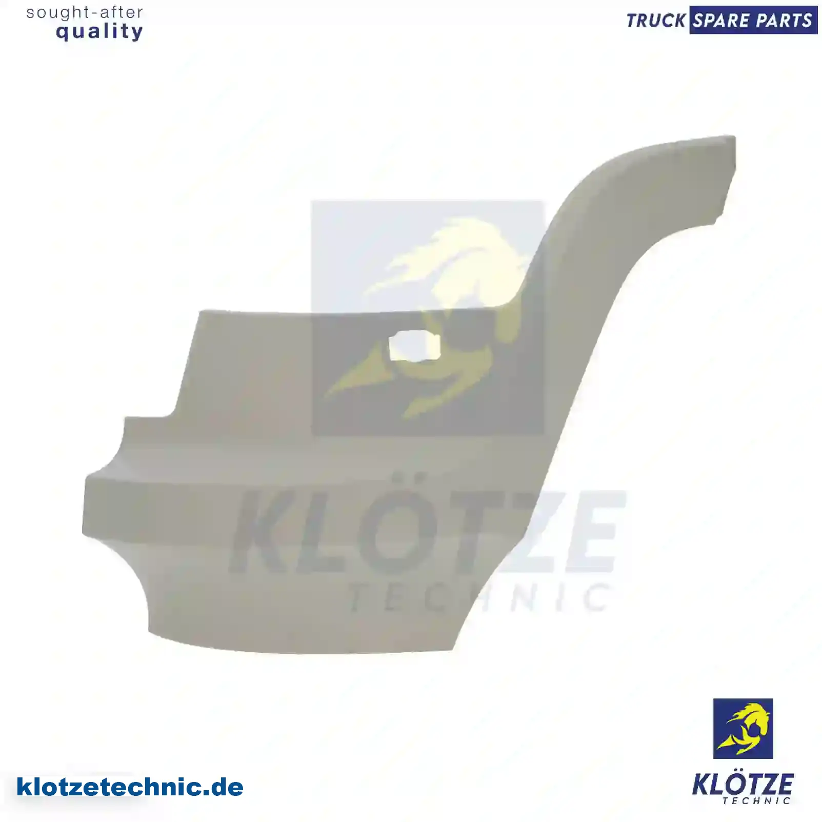 Bumper, left, front, 9608856601 || Klötze Technic