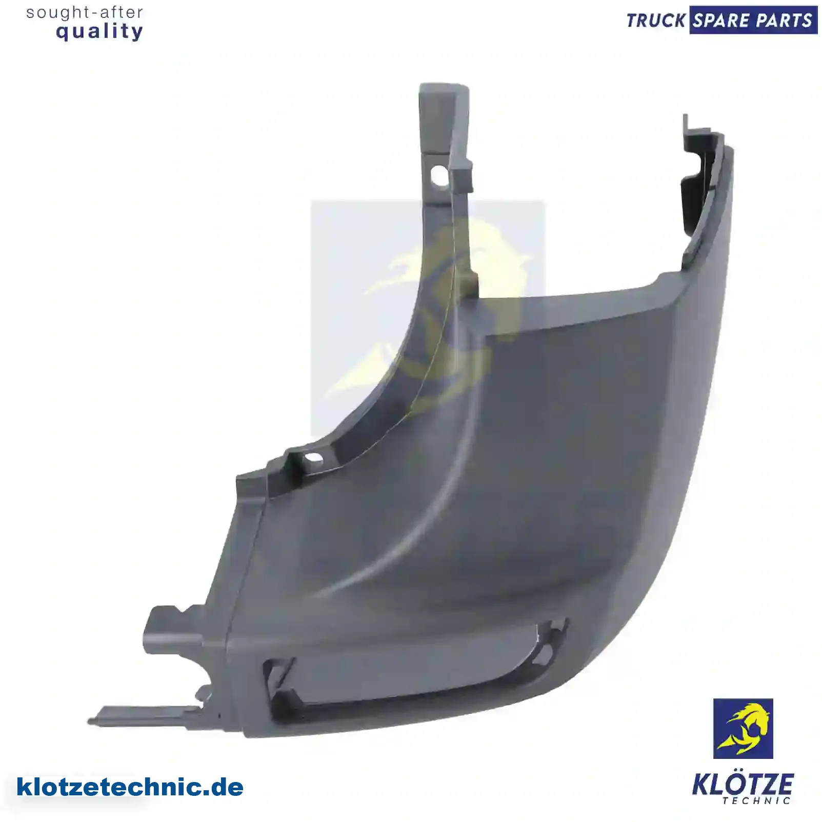 Bumper, rear, right, 9068801171, 90688011719678, 90688011719B51, 9068804671, 2E1807322C || Klötze Technic