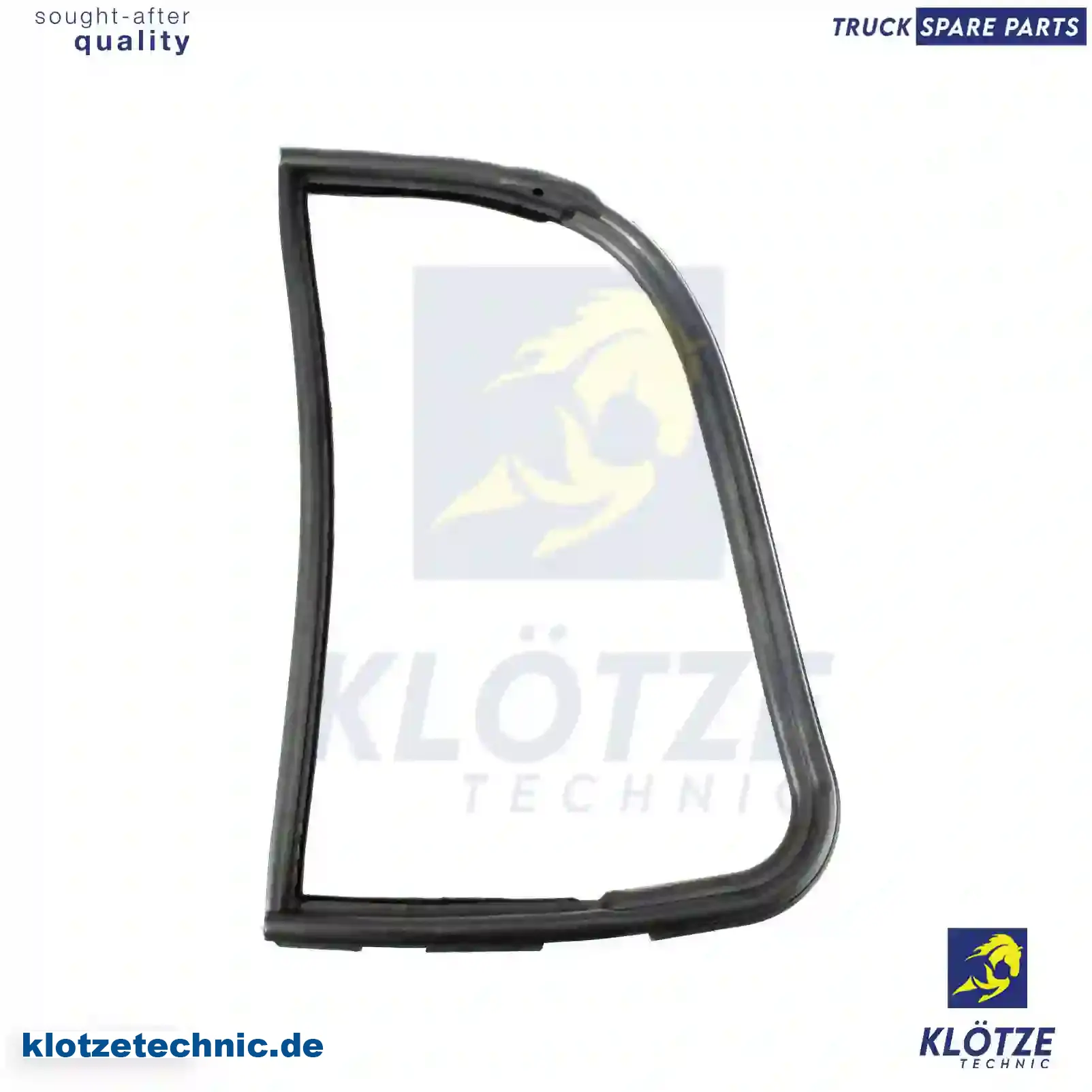 Sealing frame, side window, right, 3127250220 || Klötze Technic