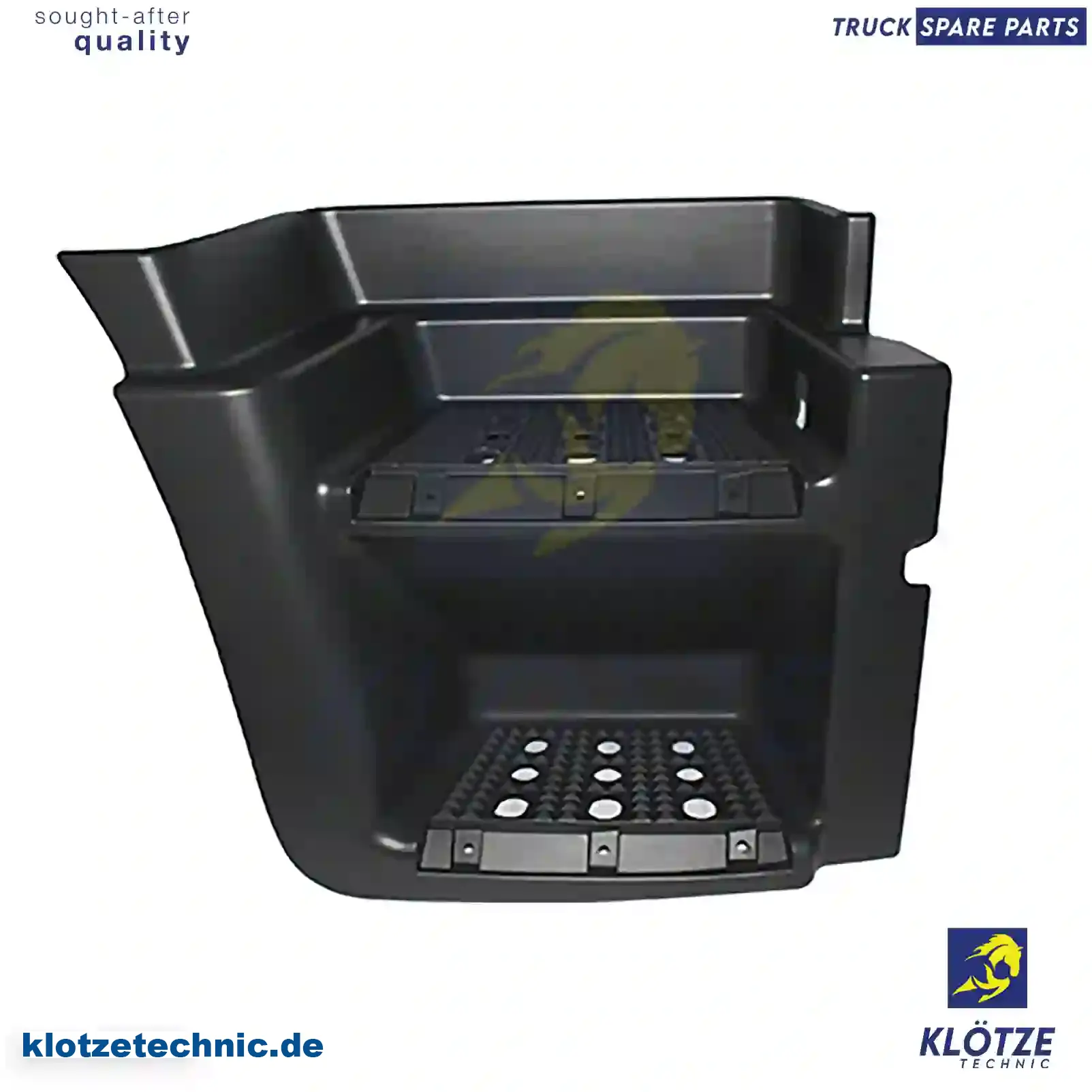 Step well case, right, black, 02997119, 2997119, 500375431, 504082857, 504103304, ZG61231-0008 || Klötze Technic