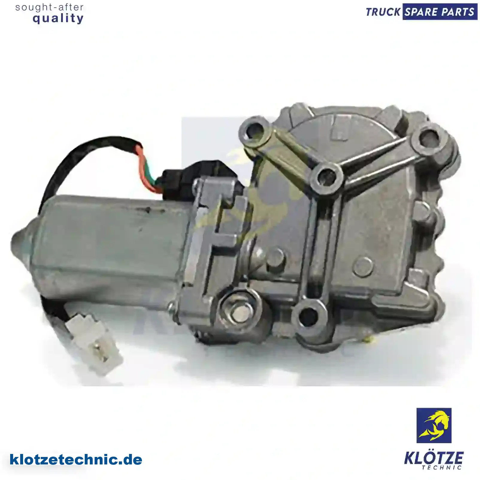 Window lifter motor, left, with cable, 1366761, 1442292, 2303350, 2572352, 560097, ZG61278-0008 || Klötze Technic