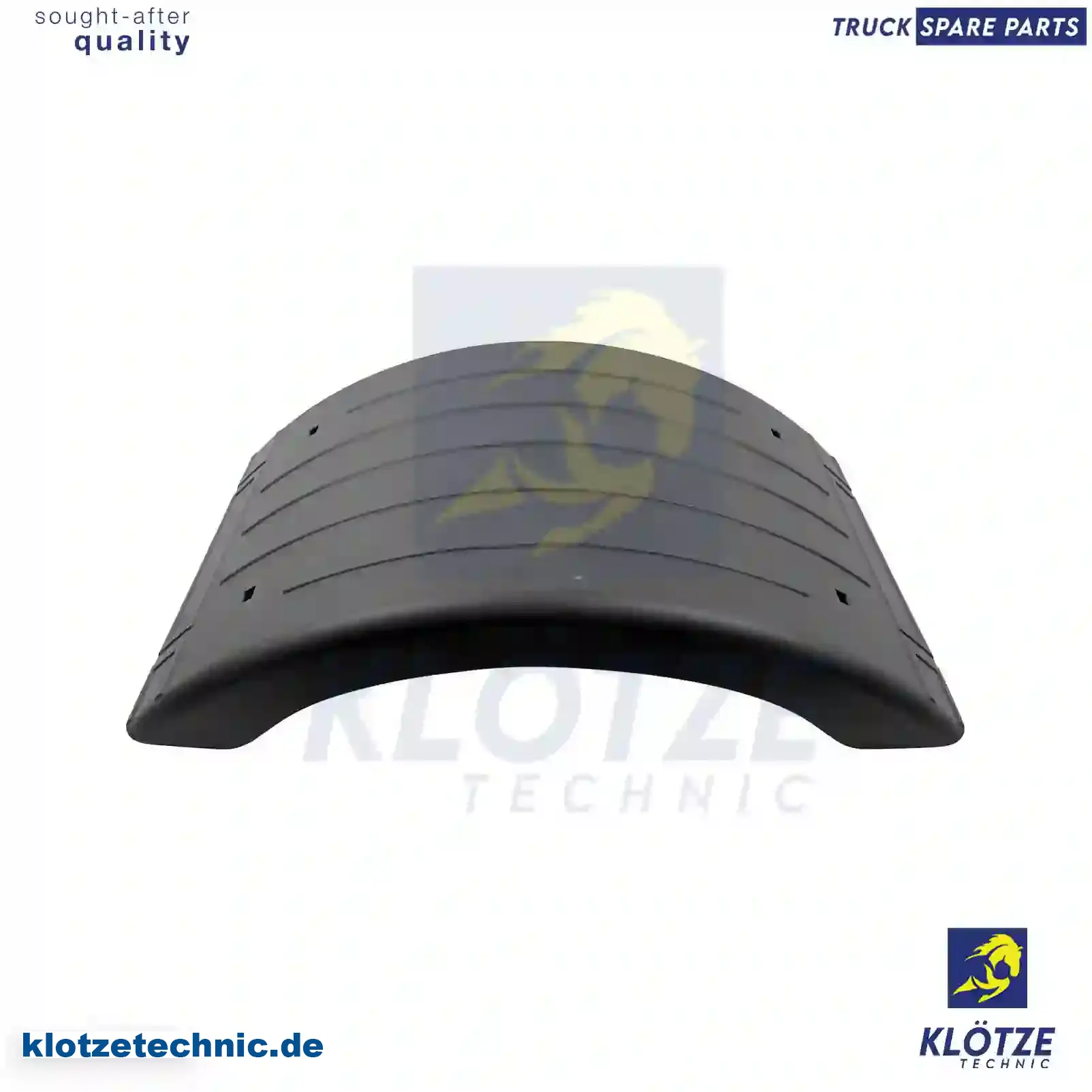 Fender, rear, center, dark grey, 41298975 || Klötze Technic