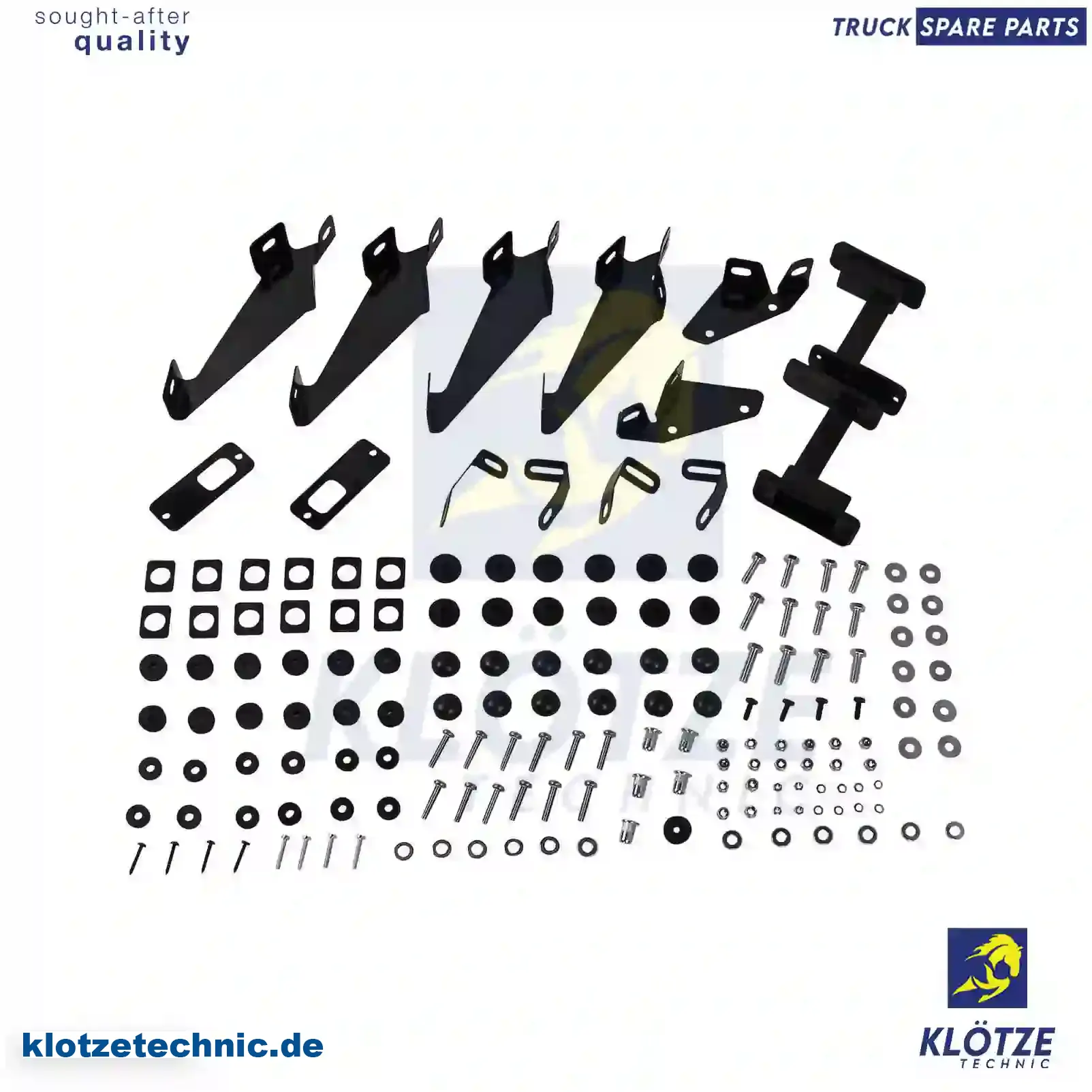 Mounting kit, sun visor, 1434304, ZG61037-0008 || Klötze Technic