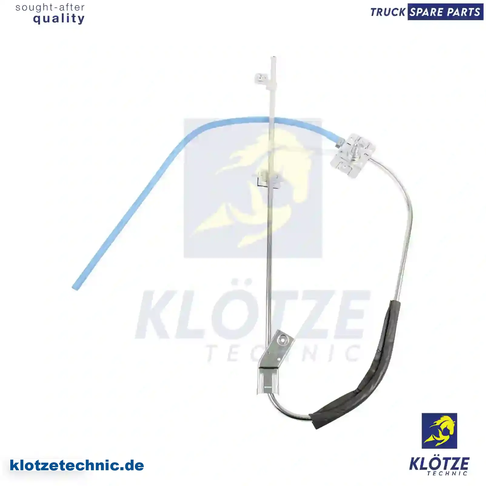 Window regulator, left, 02997186, 2997186, 504040991, 504157967, 98407744, ZG61292-0008 || Klötze Technic