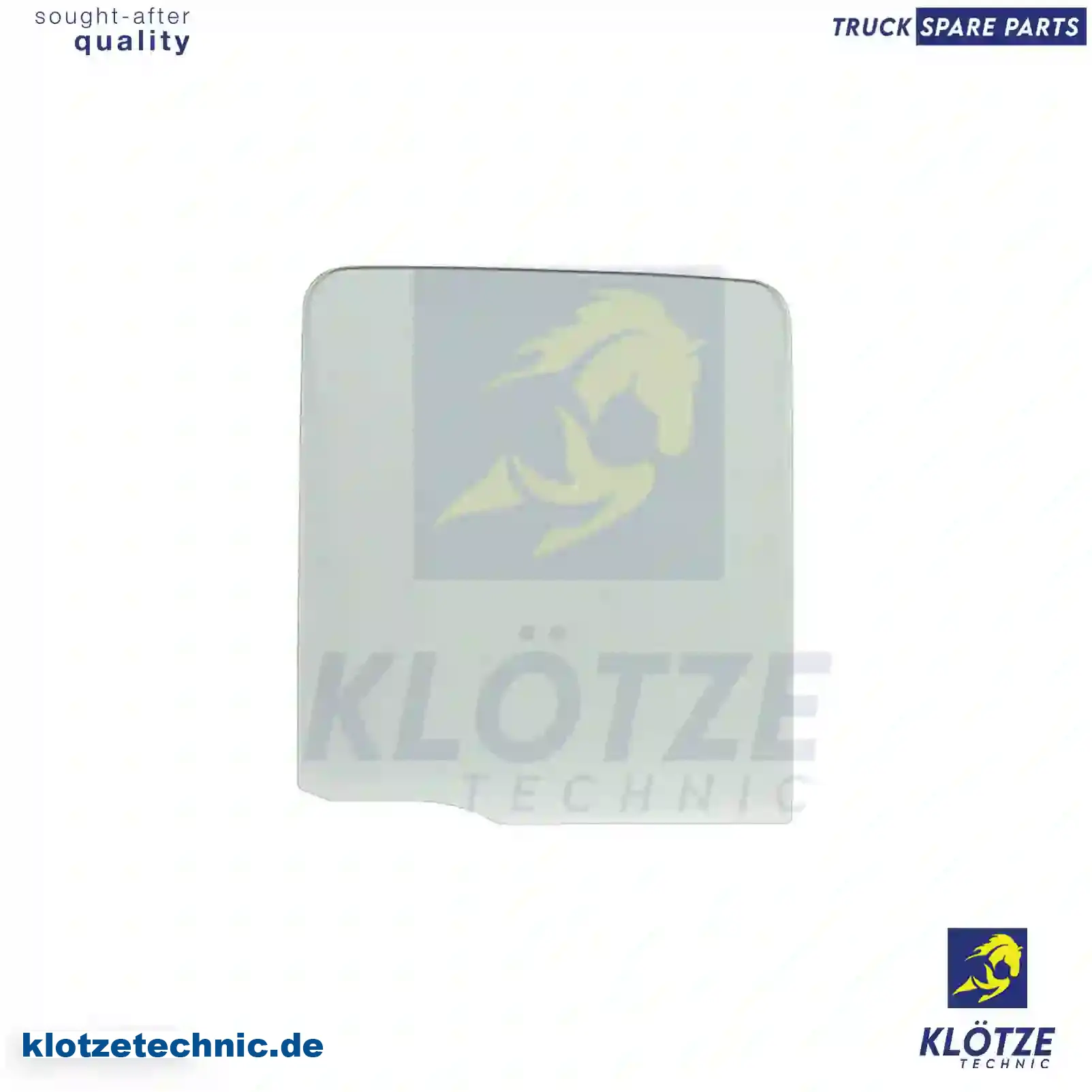 Rear window, tinted green, right, single package, 7700351155 || Klötze Technic