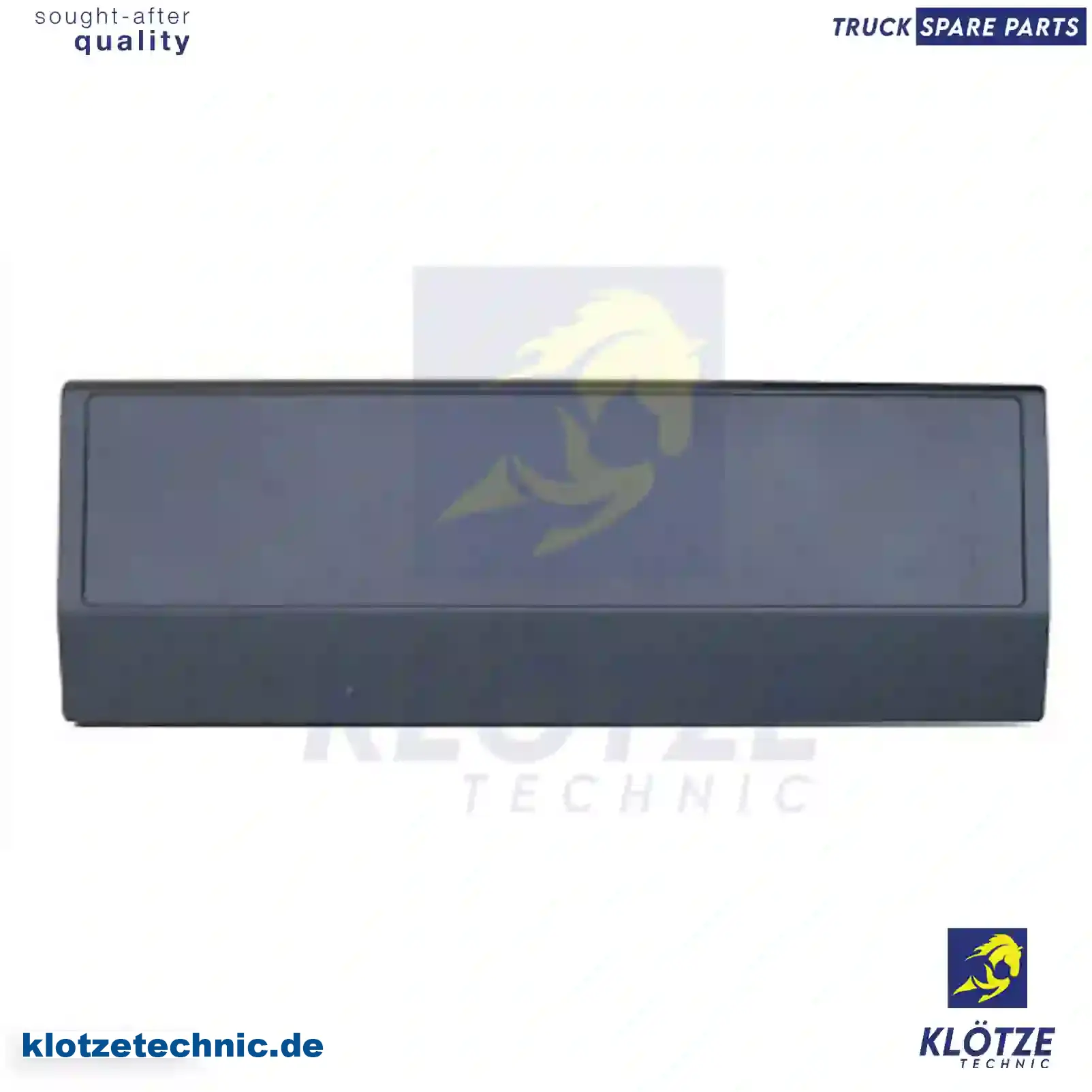 License plate holder, 02997152, 08143032, 2997152, 8143032 || Klötze Technic