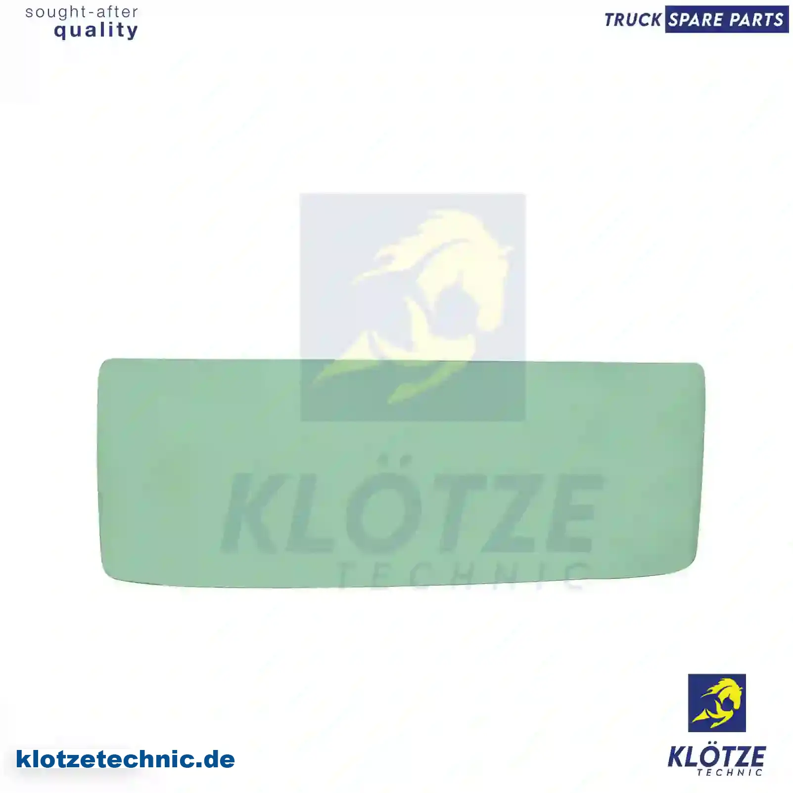 Windshield, green, single package, 99459103 || Klötze Technic