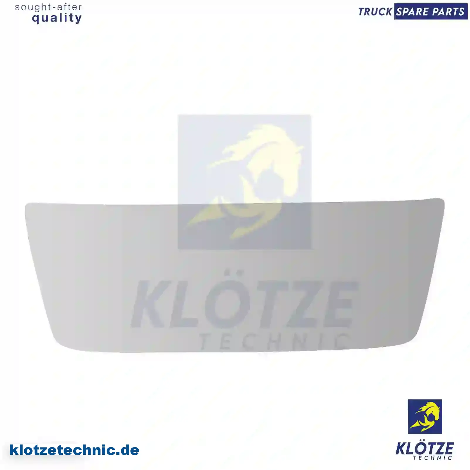 Windshield, green, single package, 99453948 || Klötze Technic