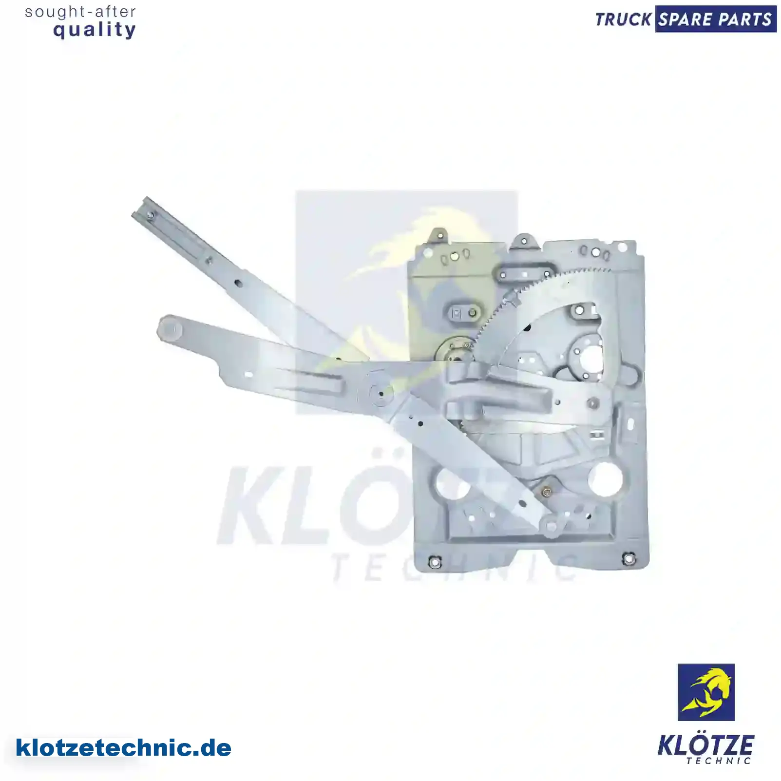 Window regulator, right, electrical, with motor, 3176546, ZG61317-0008, || Klötze Technic