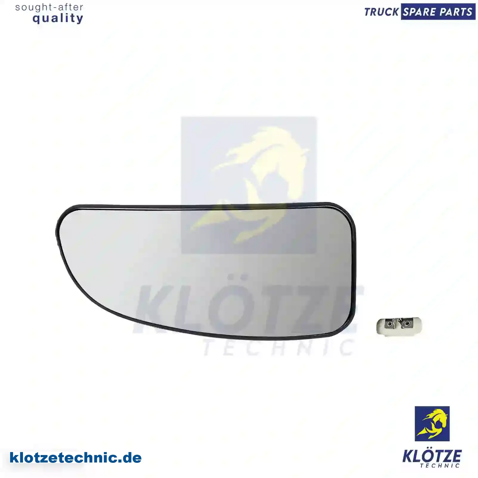 Mirror glass, wide view mirror, left, heated, 8151ER, 71716700, 8151ER || Klötze Technic