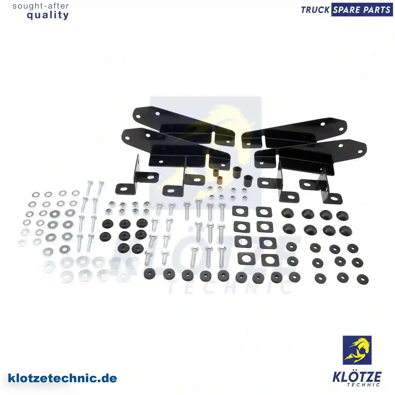 Mounting kit, sun visor, 3963593, 8151862 || Klötze Technic