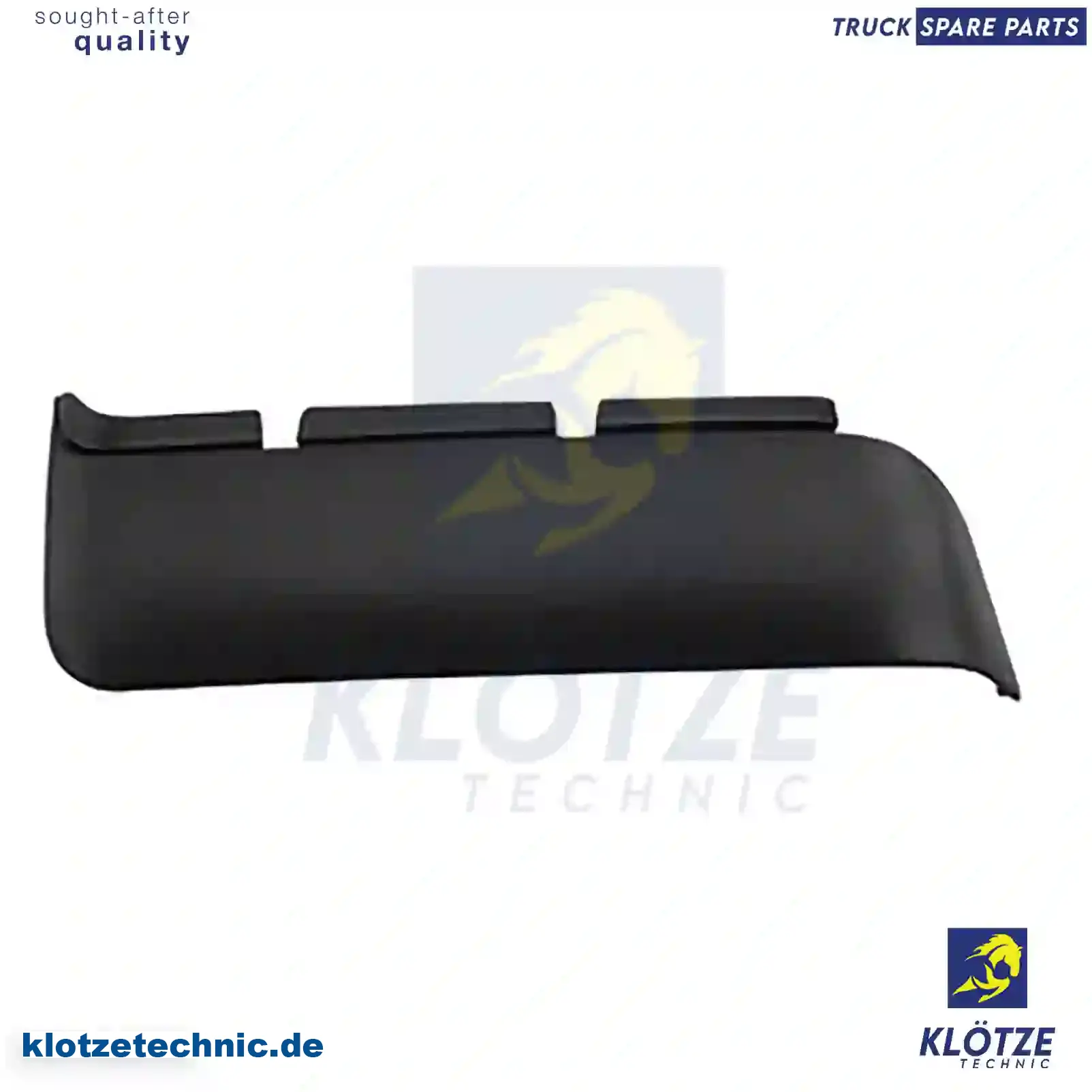 Cover, cabin corner, left, 1370107, ZG60443-0008 || Klötze Technic