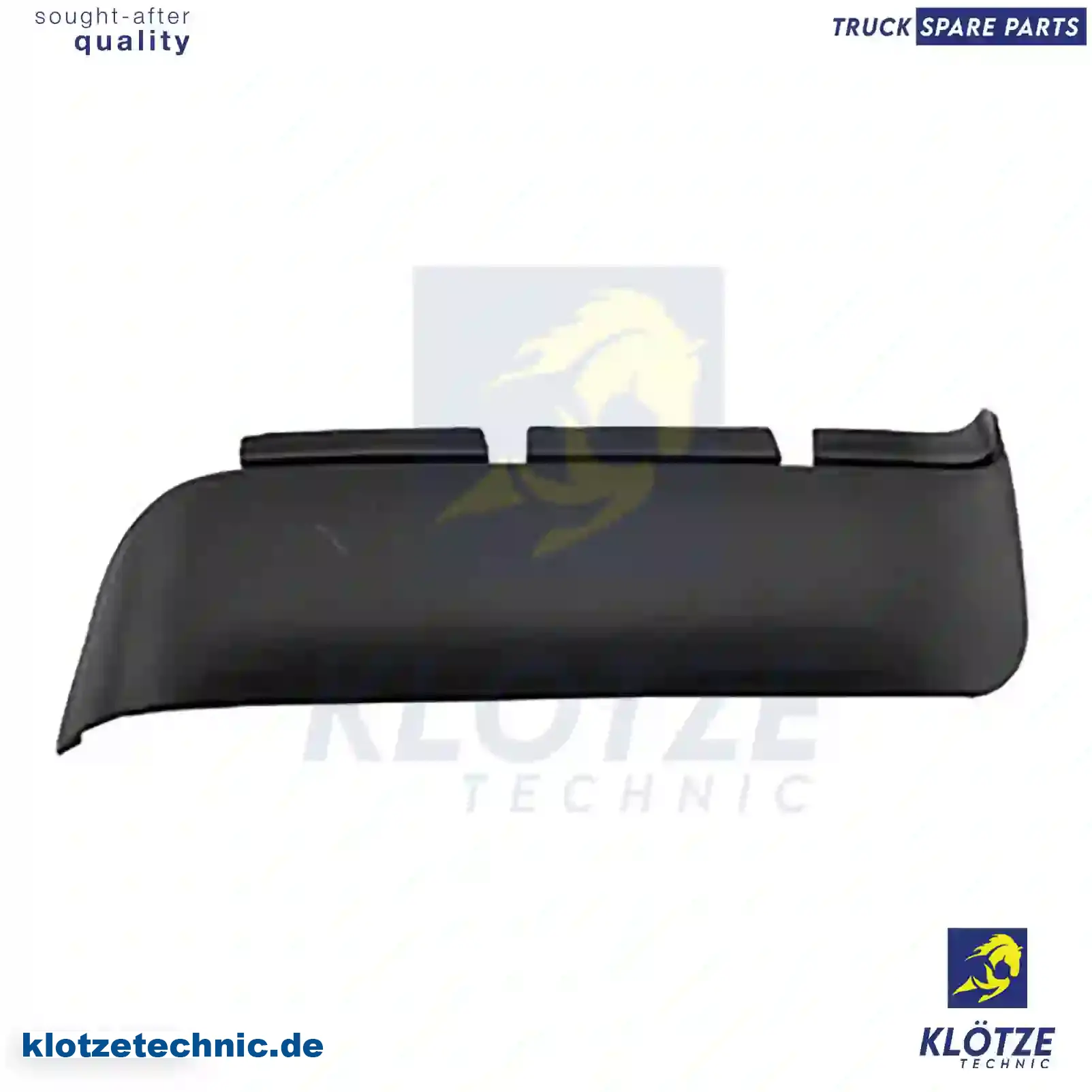 Cover, cabin corner, right, 1370108, ZG60445-0008 || Klötze Technic