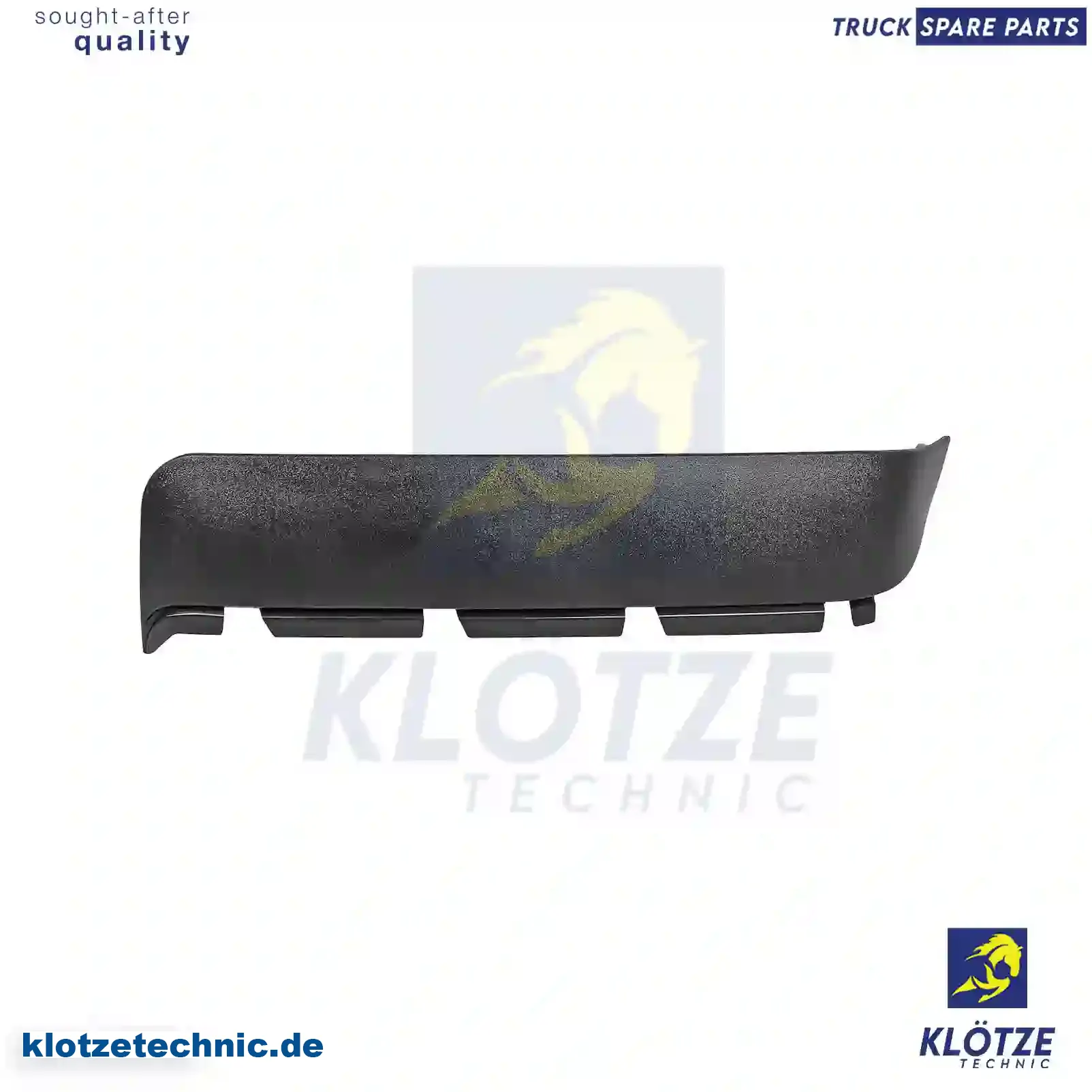 Cover, cabin corner, right, 1382728, ZG60446-0008 || Klötze Technic