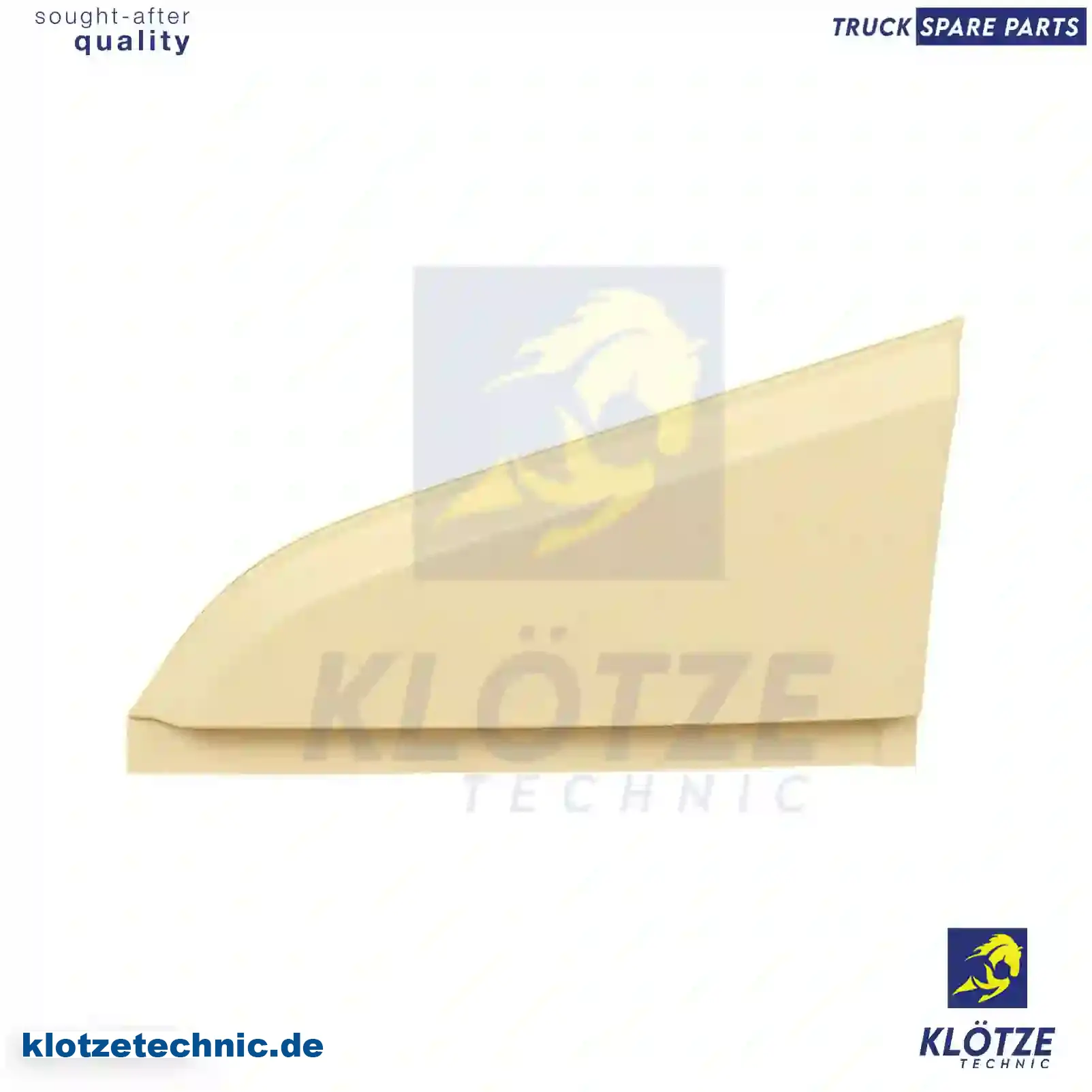 Cover, right, front grill, 2324369, 2584637 || Klötze Technic