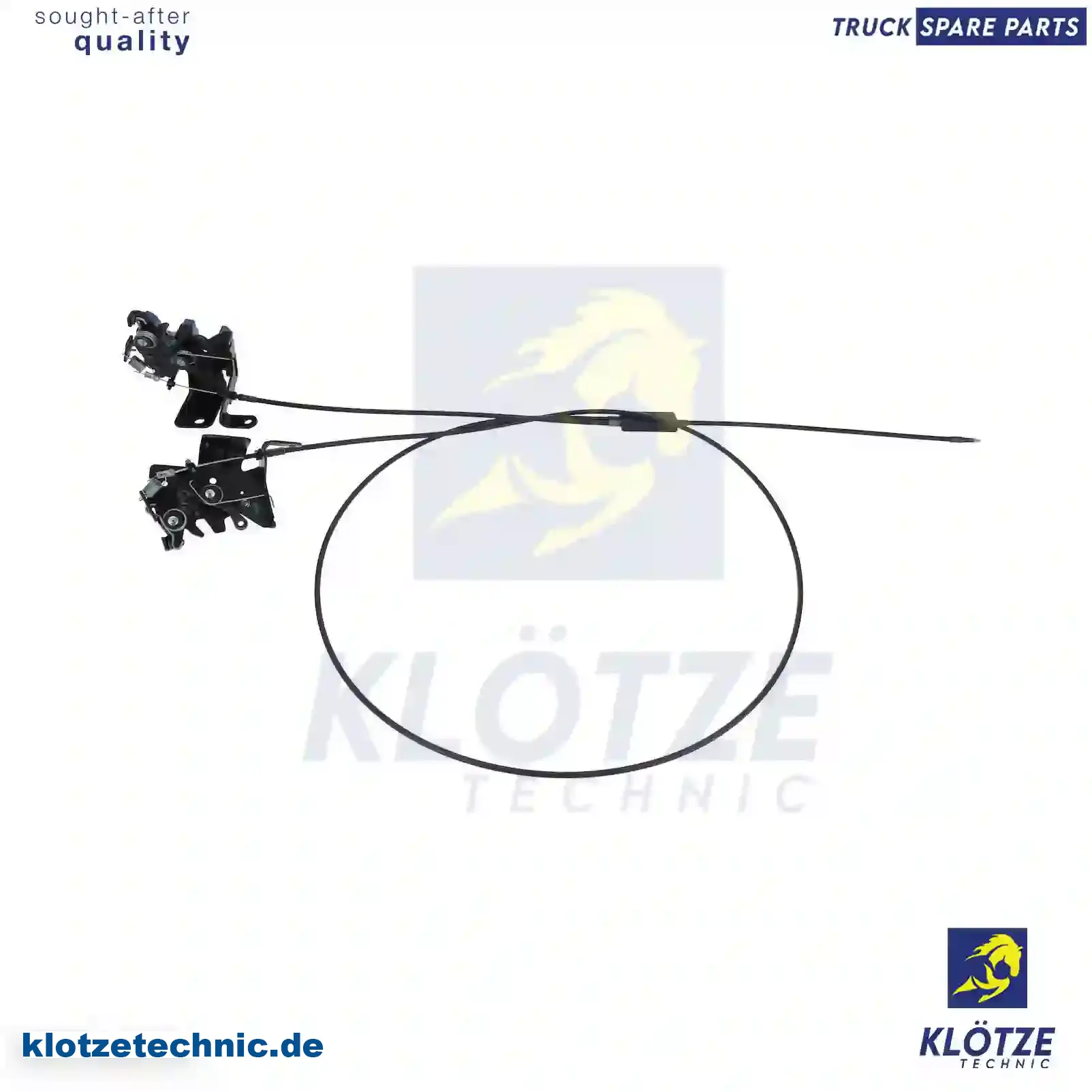 Locking device, engine hood, complete, 1902353, 1908869 || Klötze Technic