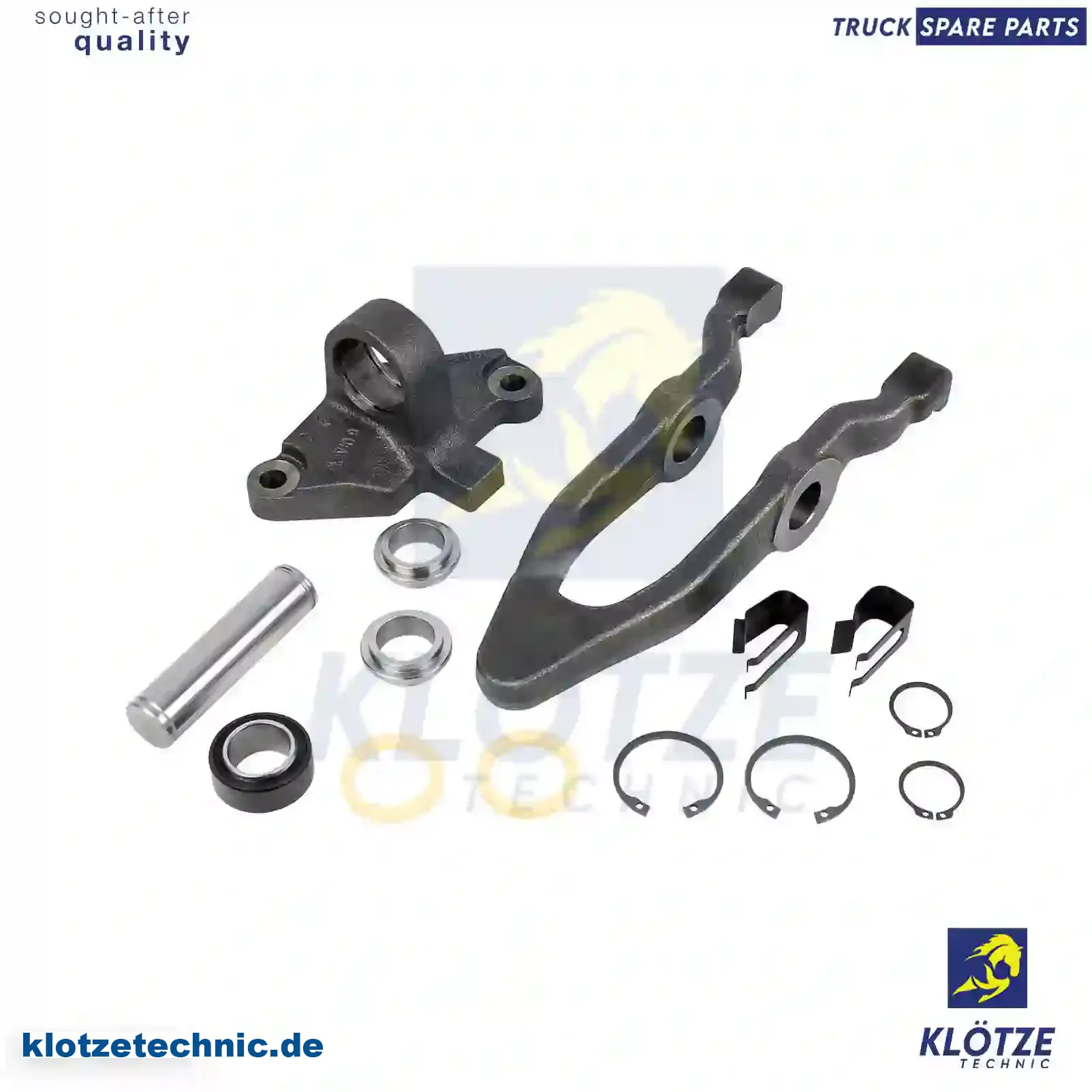 Release fork, complete with bracket, 81324110007S, || Klötze Technic