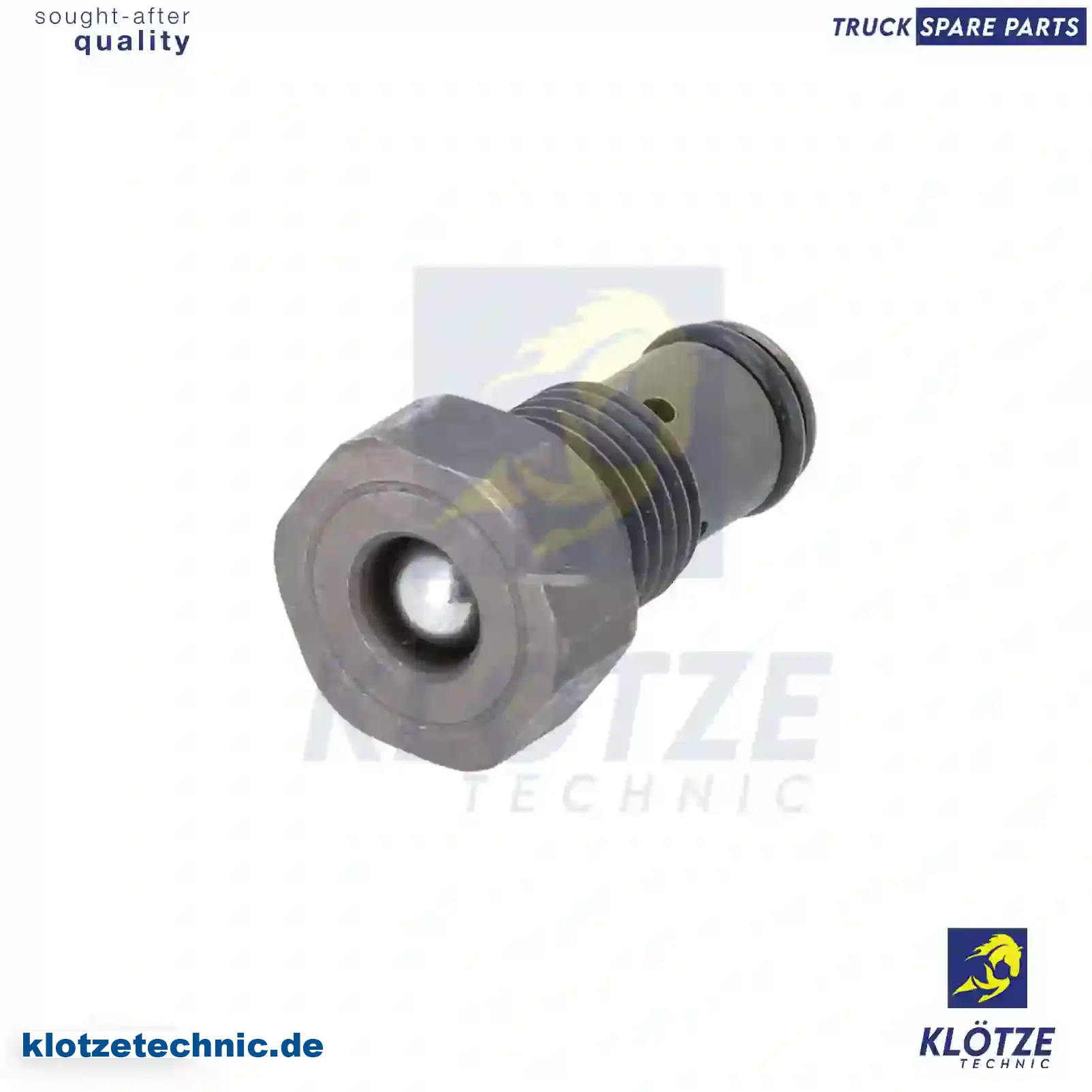 Overflow valve, 51125050032 || Klötze Technic