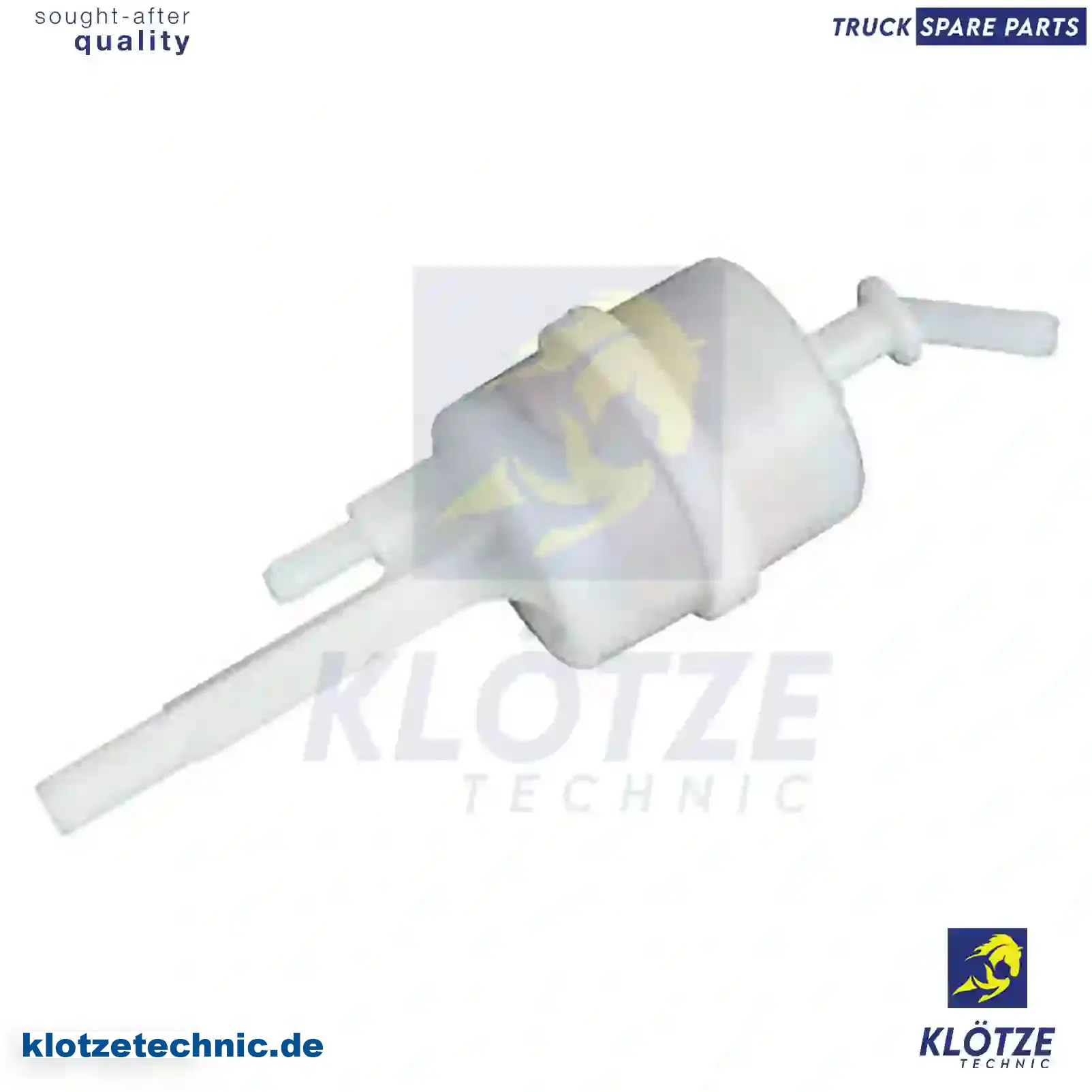 Pipe filter, fuel, 619225, 7421743197, 21743197, ZG01880-0008 || Klötze Technic