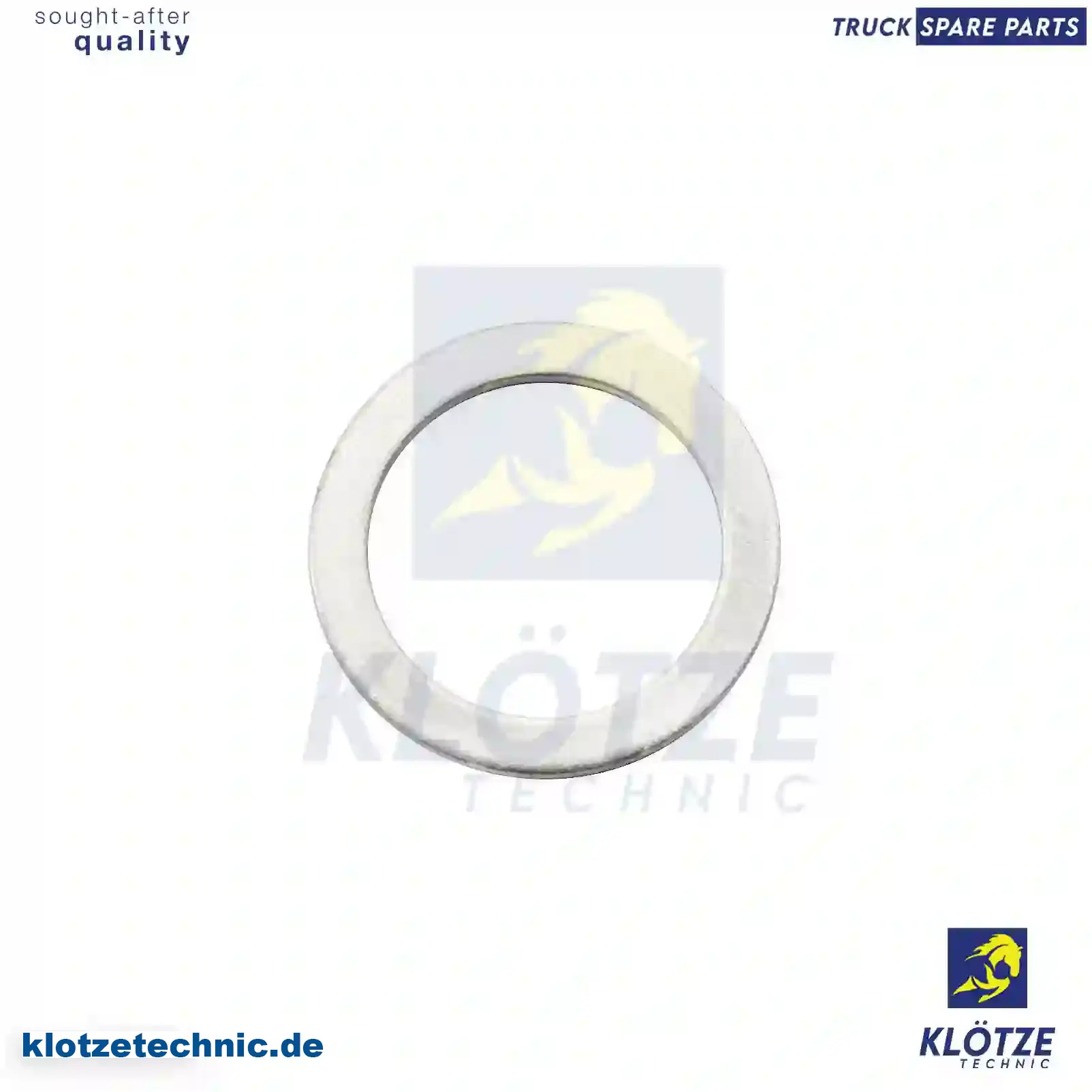 Aluminium washer, 545357, 007603010101, 5000783761, 155755, 35414, N0138063 || Klötze Technic