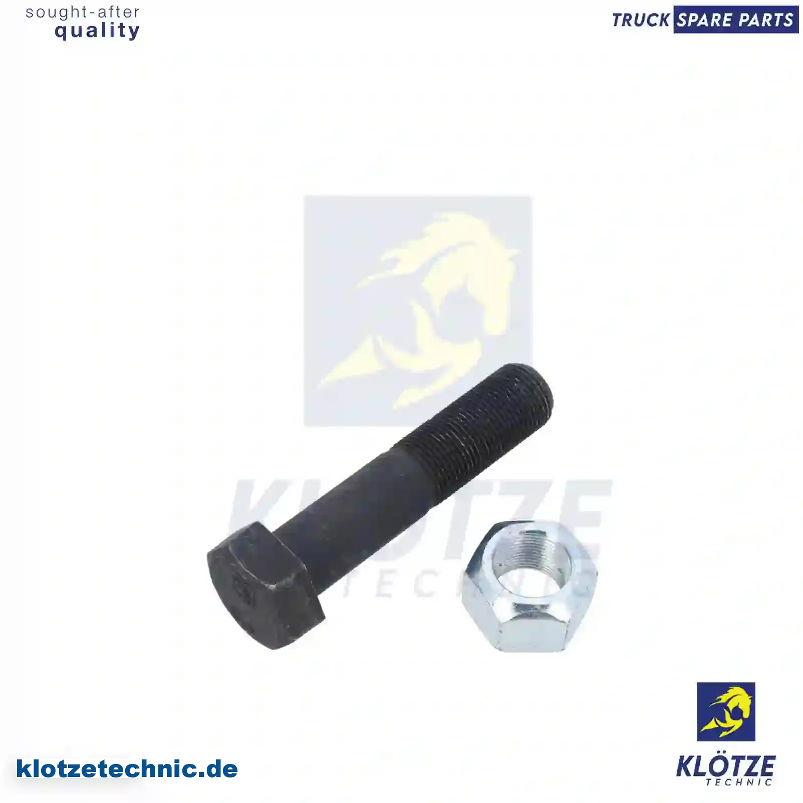 Screw with nut, 000960020032S, 308765020012S, || Klötze Technic