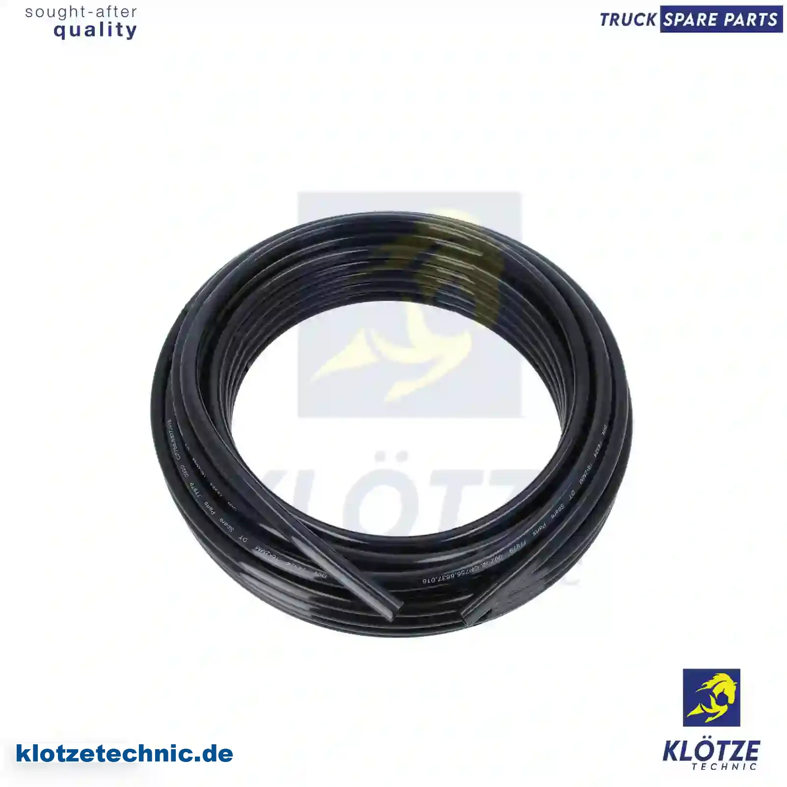 Nylon pipe, black, 04351609216, 04351609716, N1011016891, 5689500418, 7400980834, 1483546, 815306, 976136, 980834, ZG50537-0008 || Klötze Technic