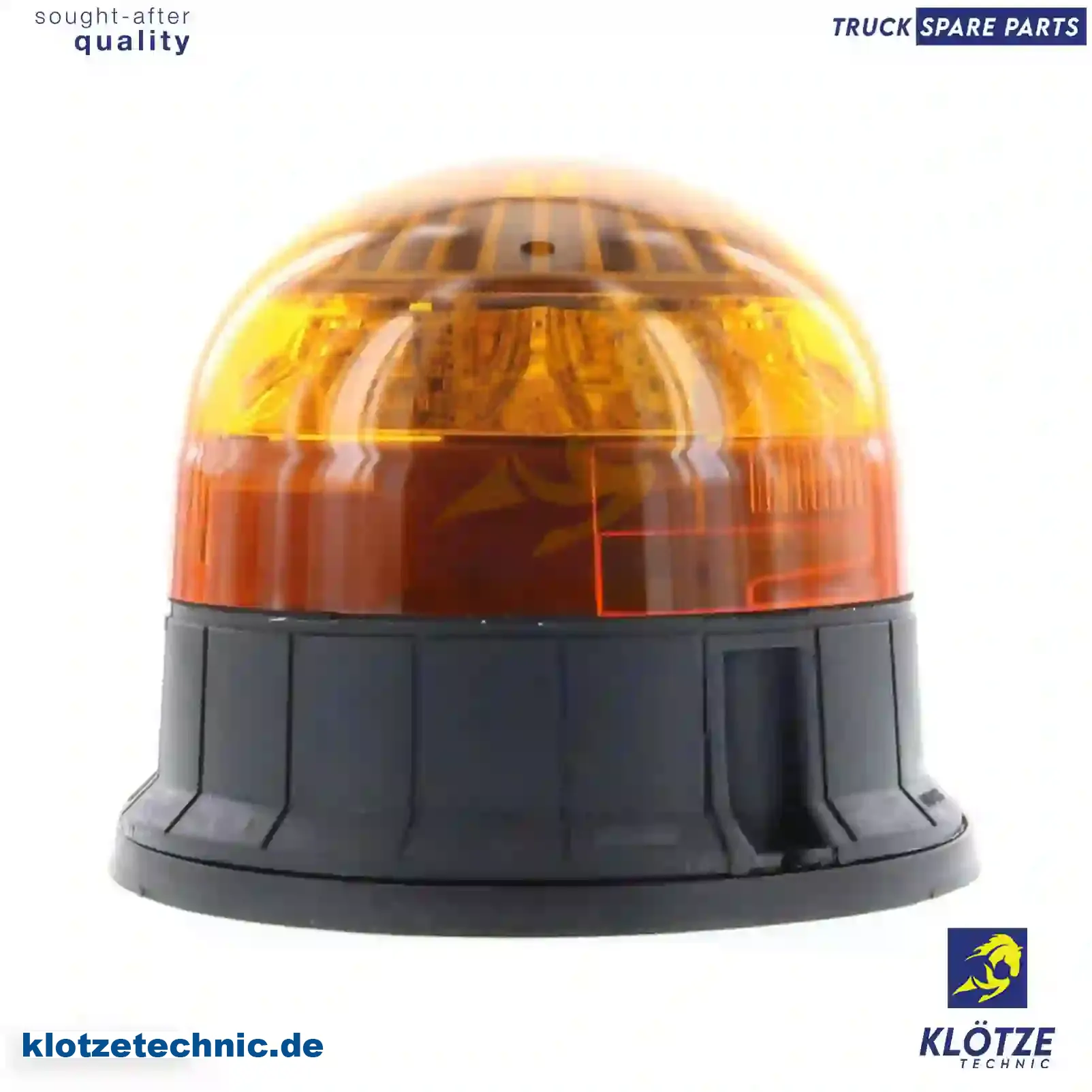 Rotating emergency lamp, orange, , , , || Klötze Technic