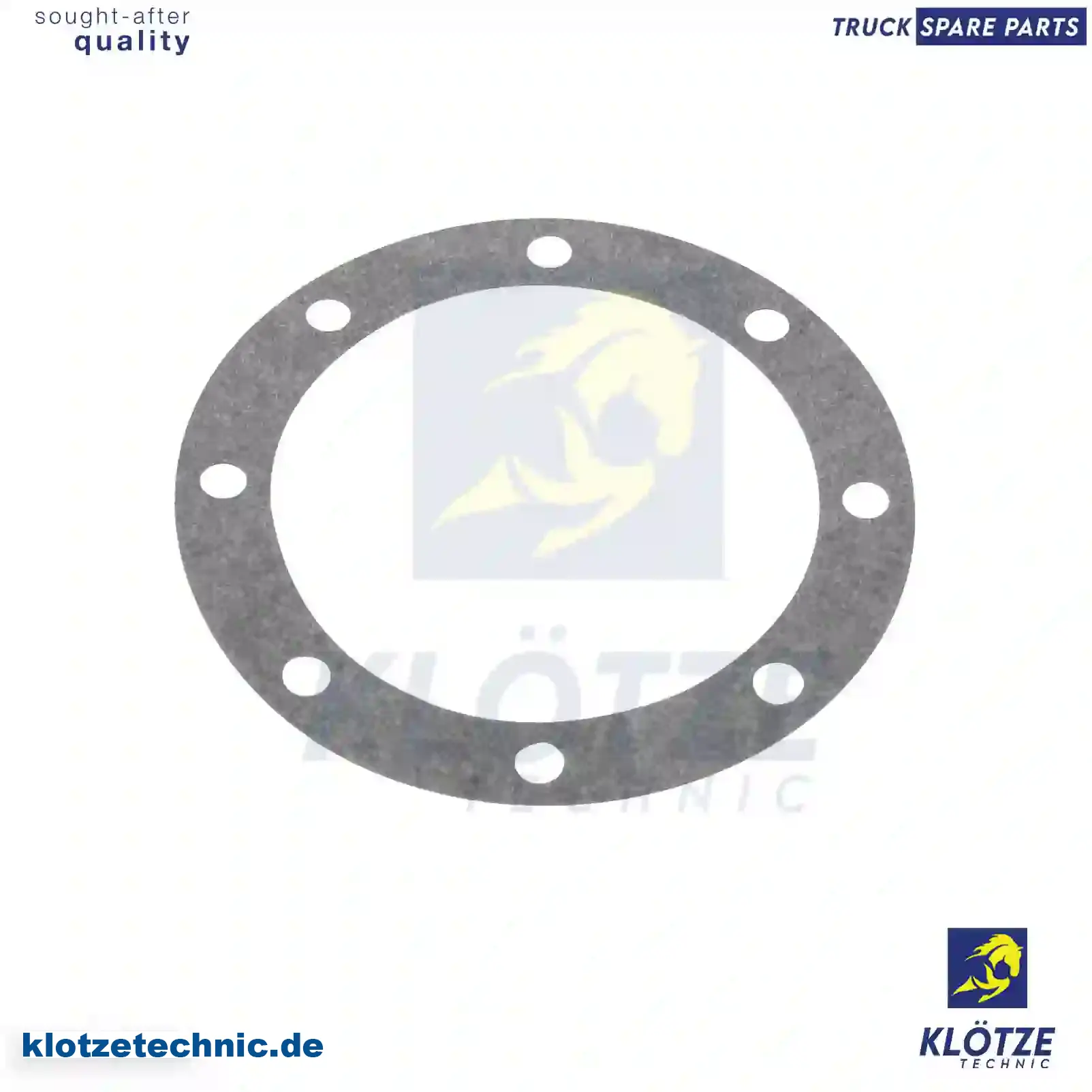 Gasket, hub cover, 81965010673, 3223560179, 3893340080 || Klötze Technic